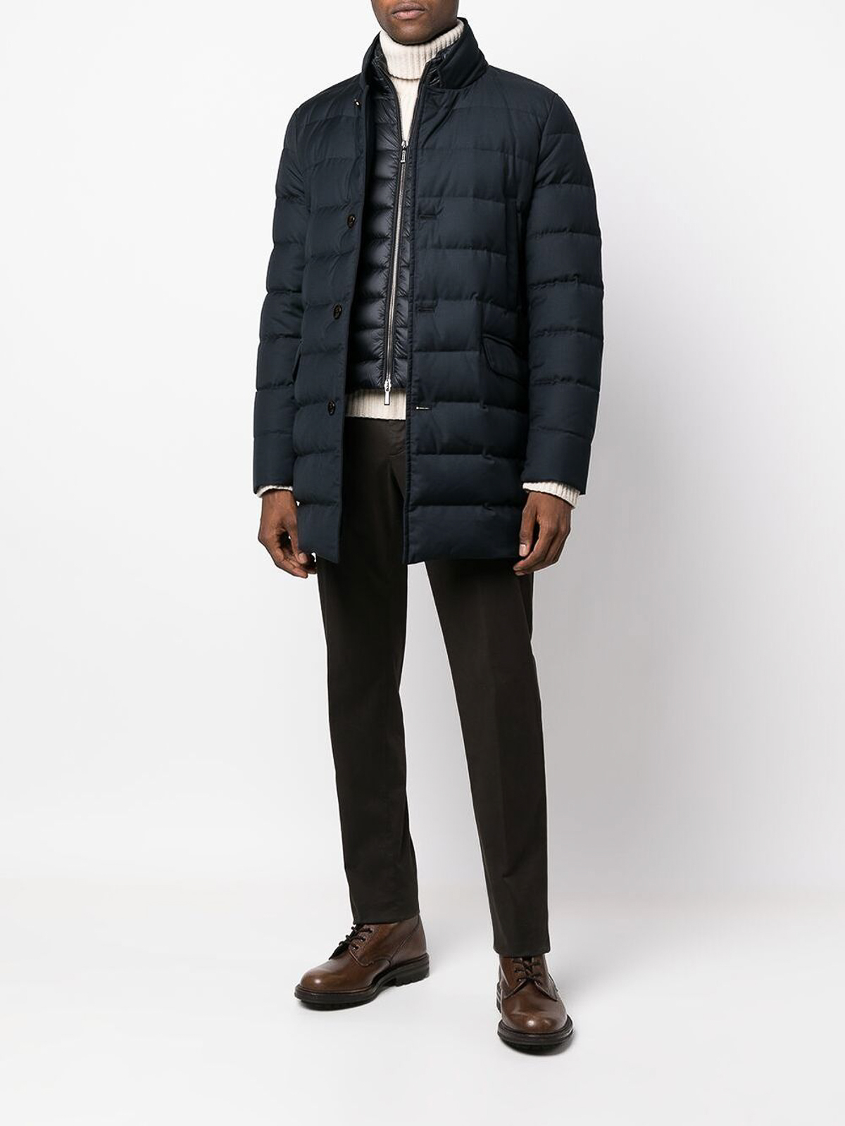 Moorer Costanzo quilted padded coat - Men | MOUGI100333KNU0402
