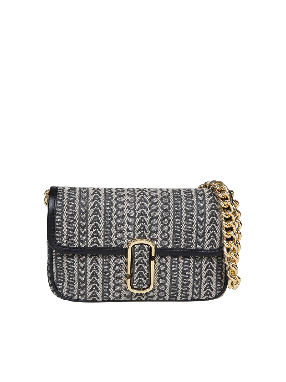 Marc Jacobs Bag In Embroidered Fabric In Grey