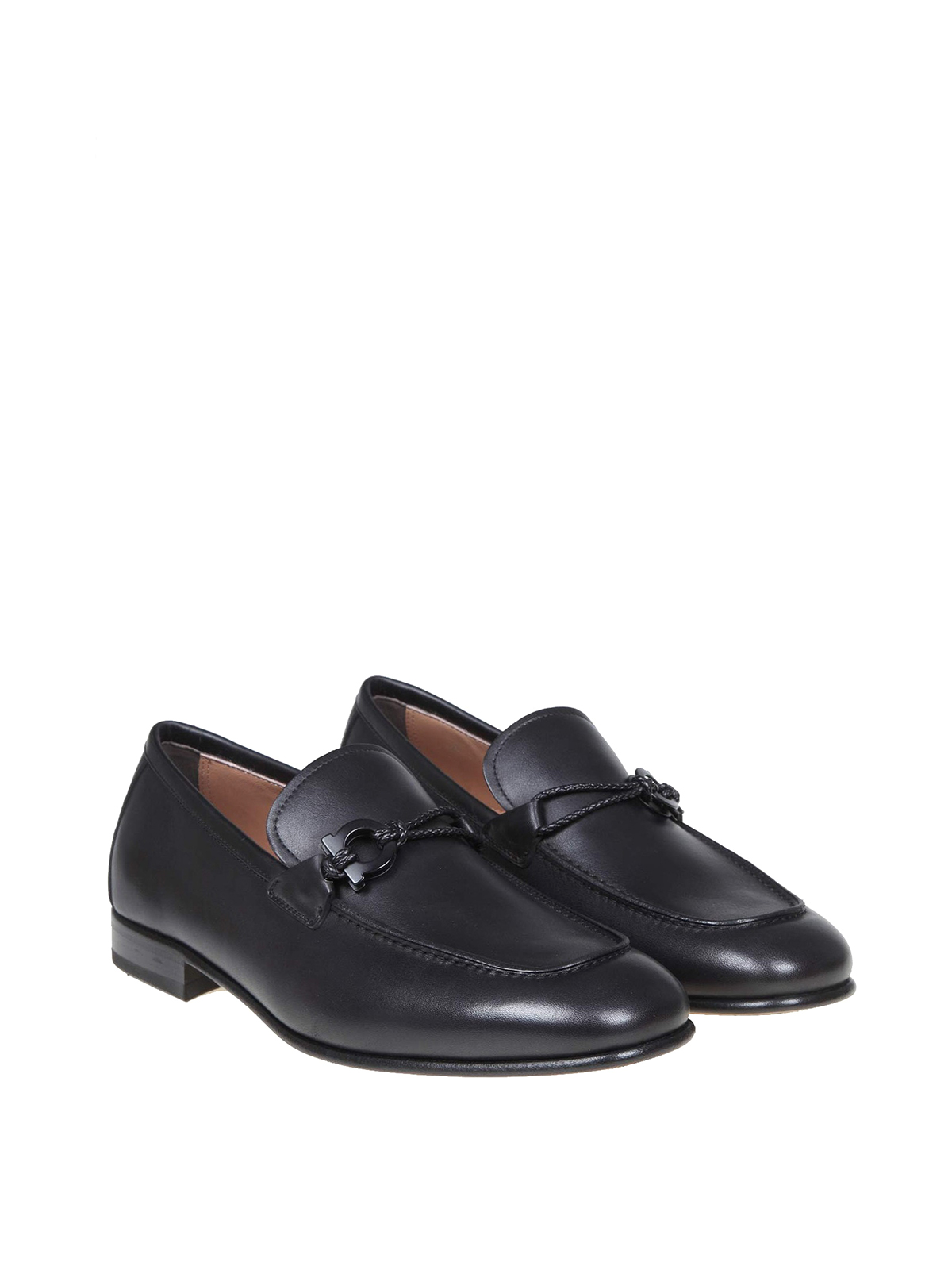Salvatore Ferragamo “Lester” Gancini Leather Loafers Ferragamo lester gancini bit loafer, worn once,... | Depop main image 4