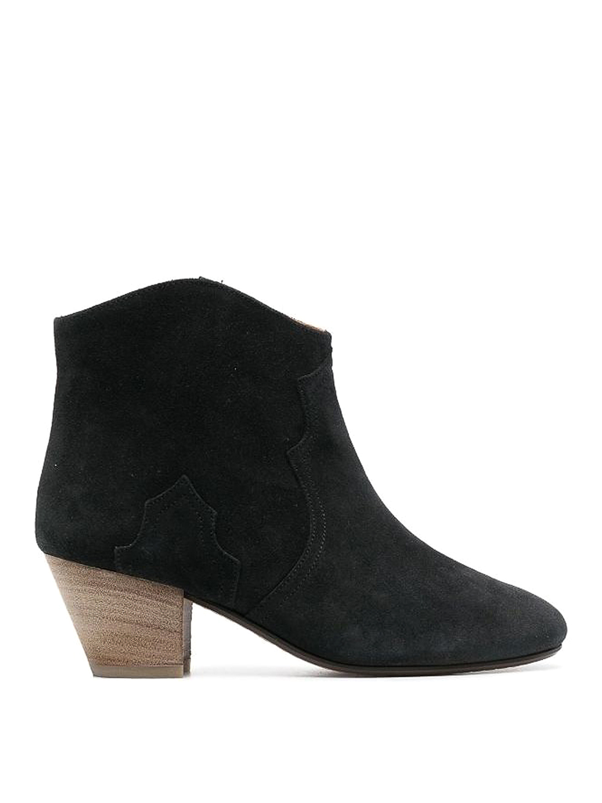 Isabel Marant Suede Ankle Boots In Negro
