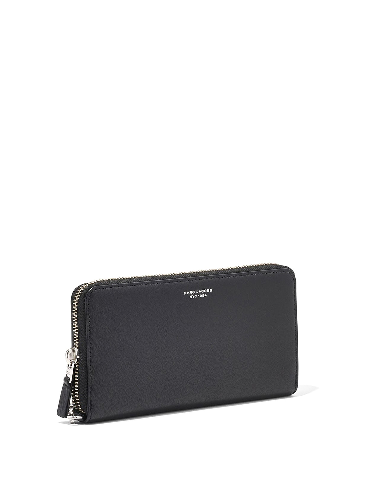 Shop Marc Jacobs Slim Continental Wallet In Black