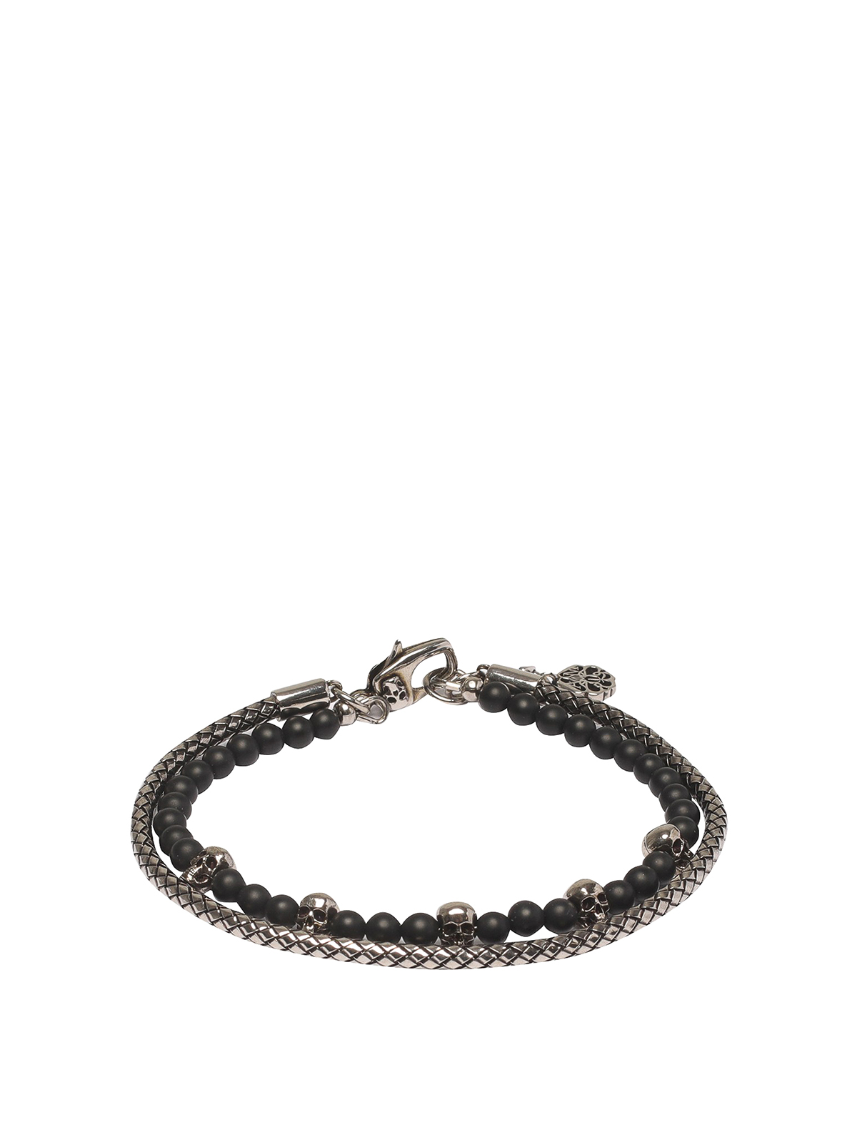 Alexander Mcqueen ブレスレット/バングル - 黒|7284651AAL41064