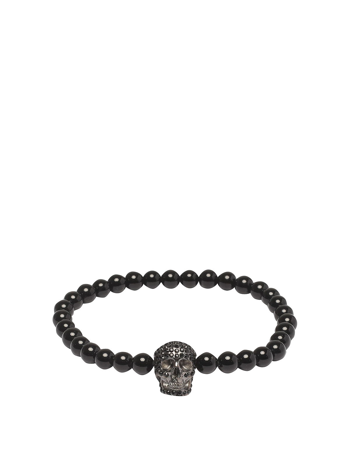 Alexander Mcqueen ブレスレット/バングル - 黒|7284891AAL51050