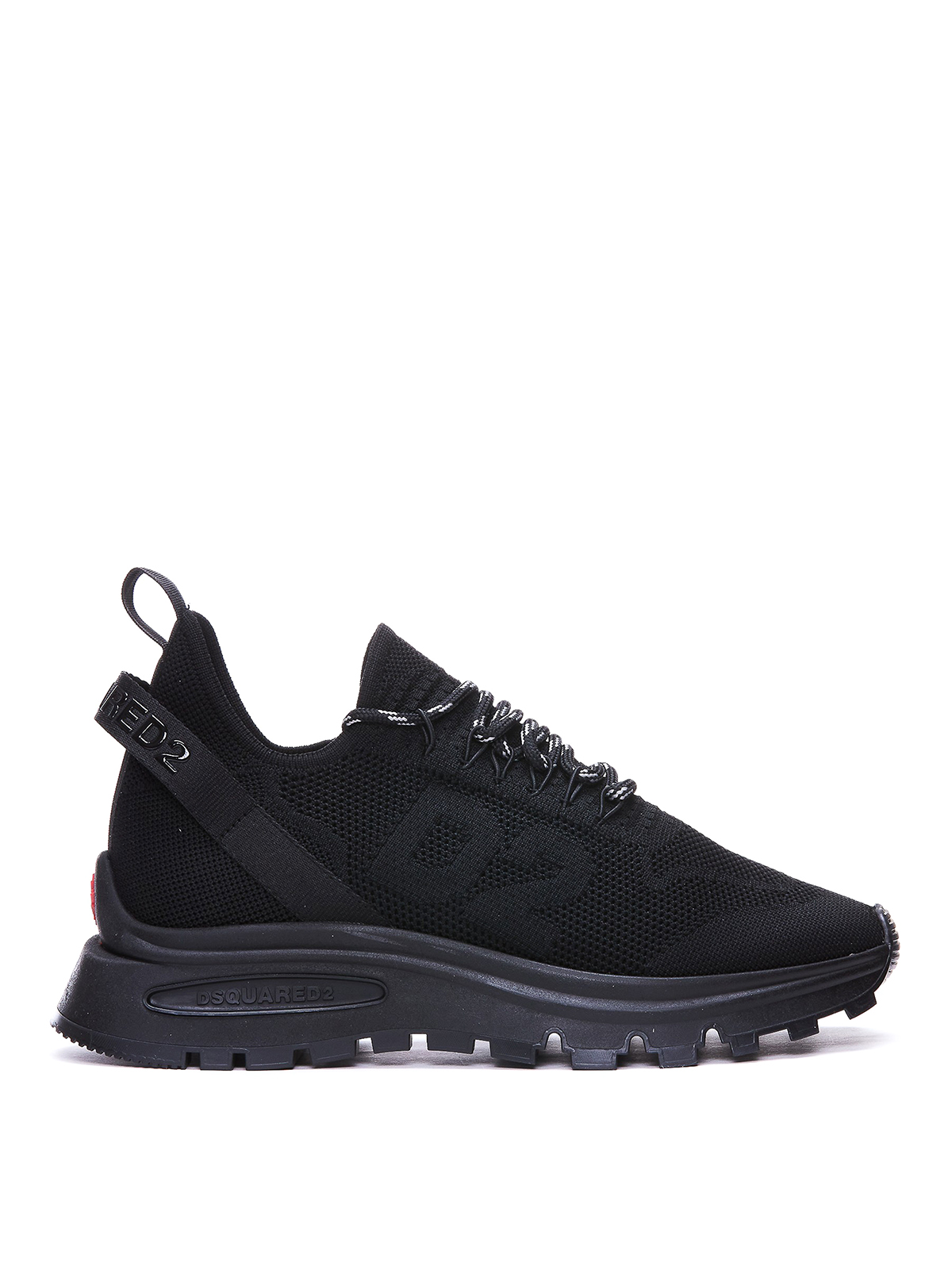 Dsquared2 Tech Fabric Sneakers In Negro