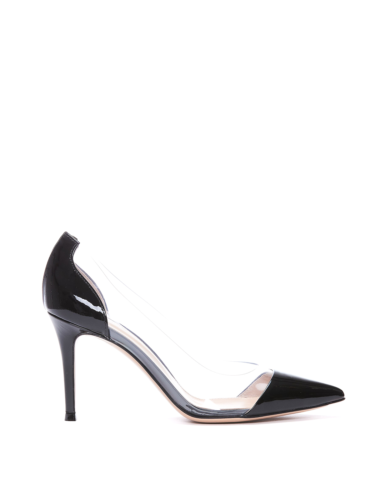 Gianvito Rossi Leather Blend Pumps In Black