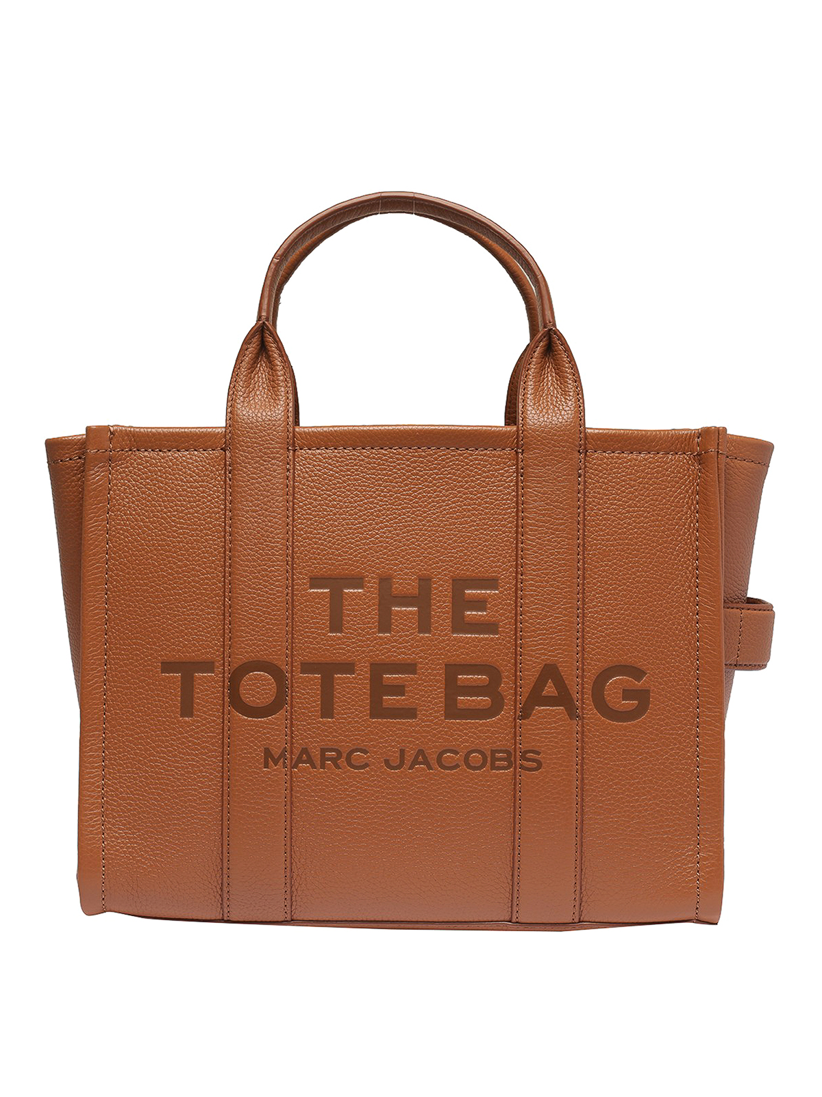 Marc Jacobs Leather Tote In Brown