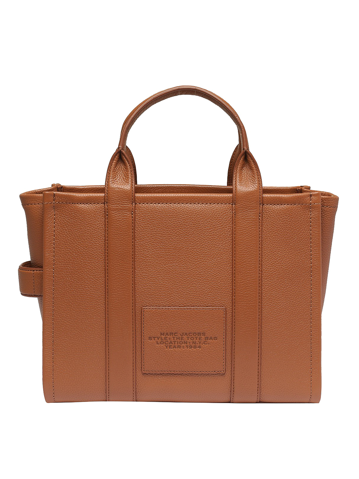 Shop Marc Jacobs Leather Tote In Brown