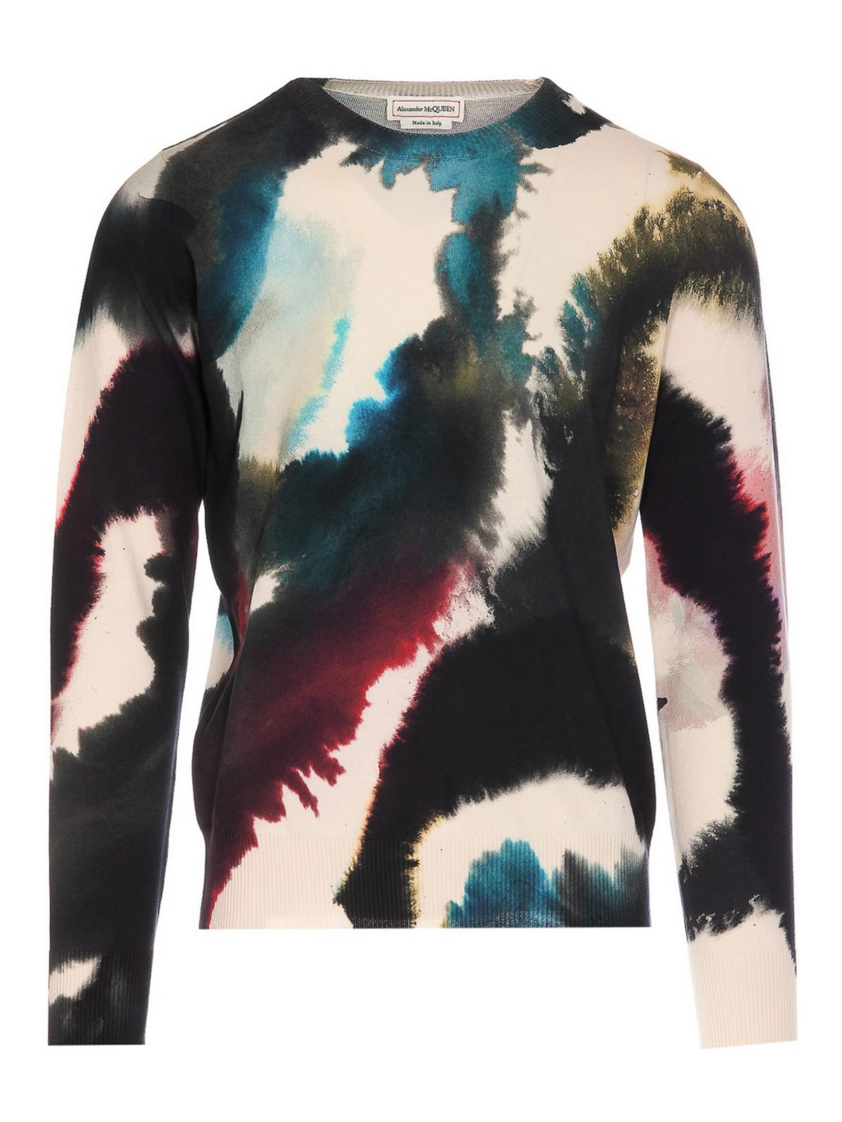 Alexander Mcqueen Cotton crewneck - Black - Men|729282Q1GBS9165