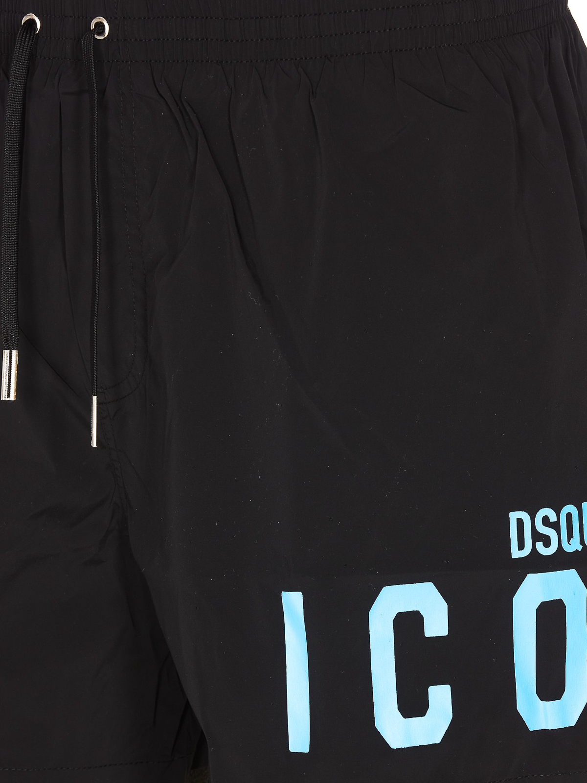 Shop Dsquared2 Tech Fabric Swim Shorts In Black