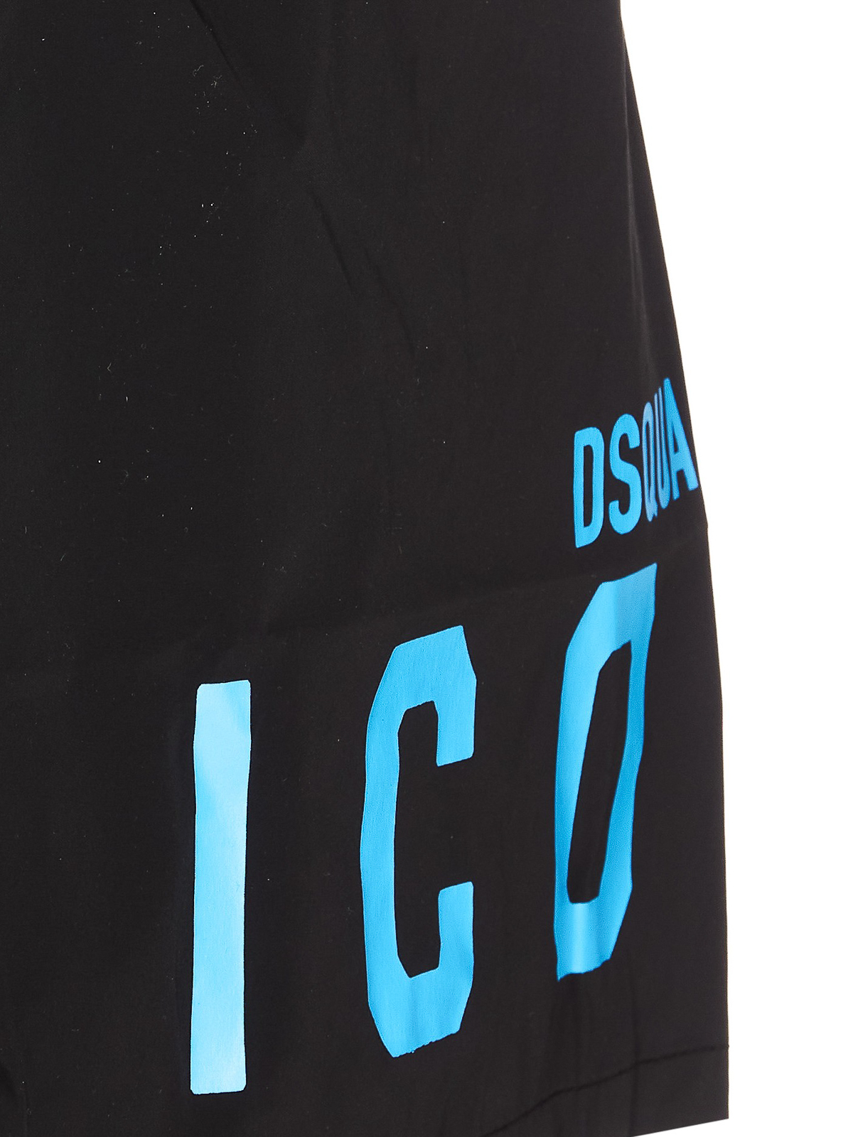 Shop Dsquared2 Tech Fabric Swim Shorts In Black
