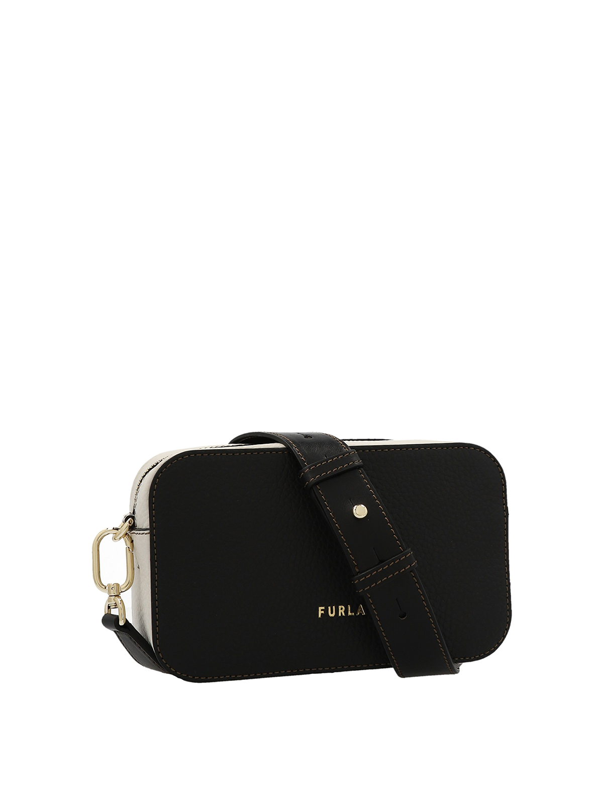 Furla block mini online crossbody nero