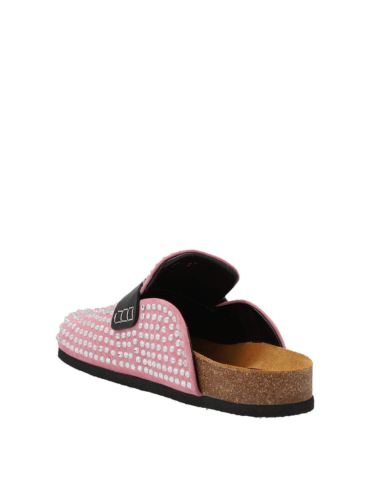 Shop Jw Anderson Chinelas - Crystal Loafer In Pink