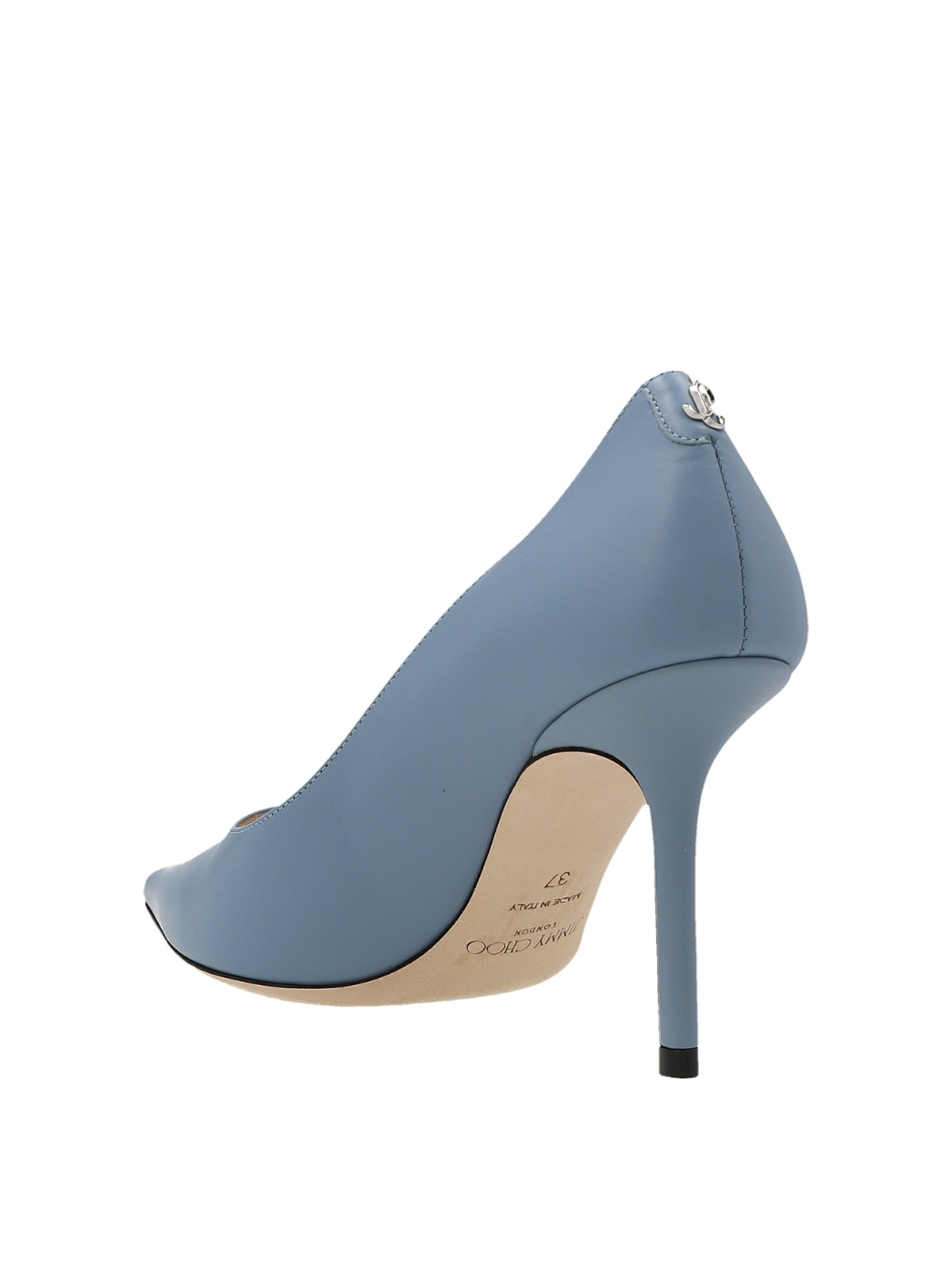 Jimmy Choo ♡ LOVE 85 コバルトブルー Love 85 embroidered denim pumps in blue - Jimmy Choo | Mytheresa
