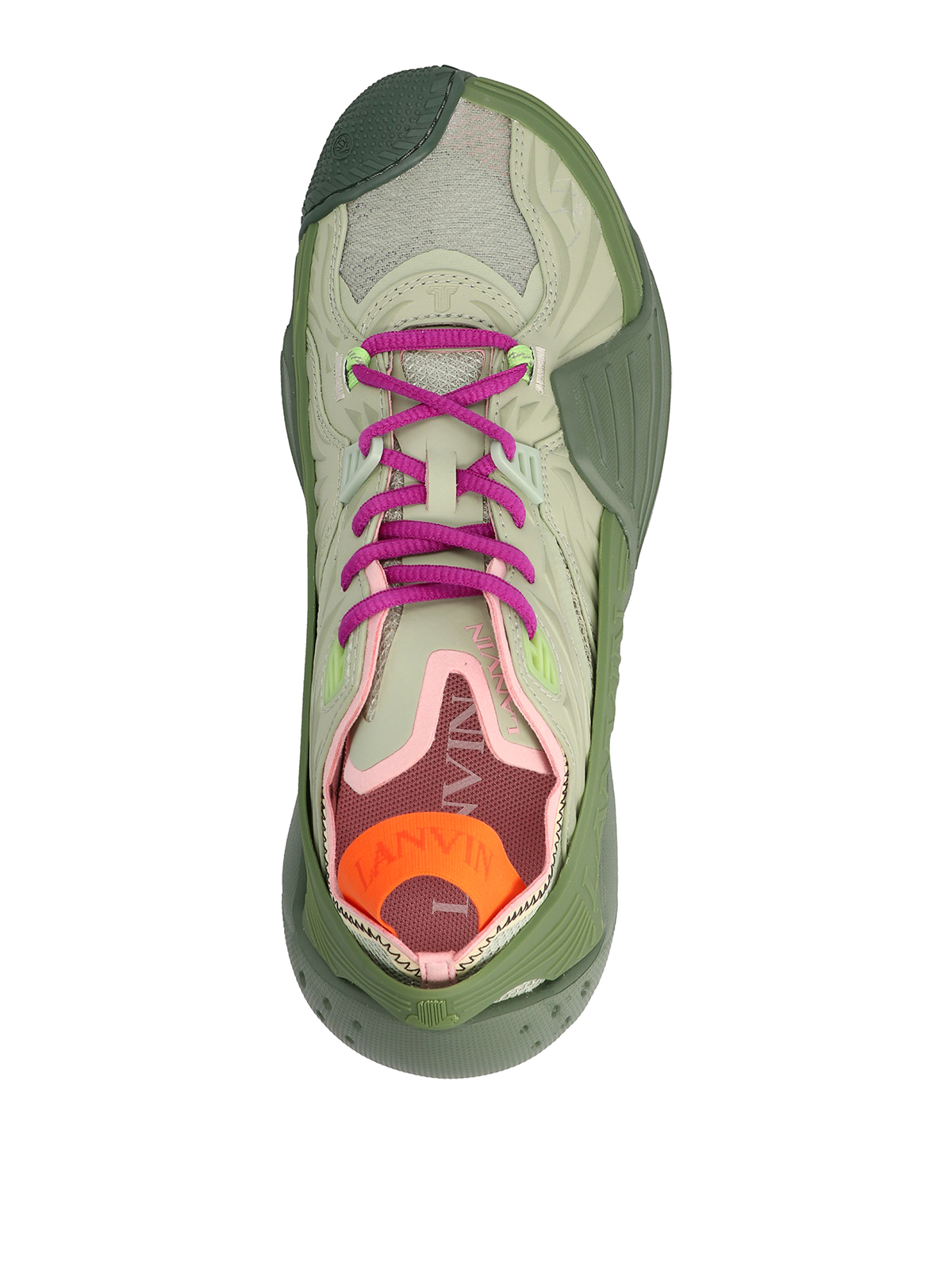 Shop Lanvin Flash-x Sneakers In Multicolor