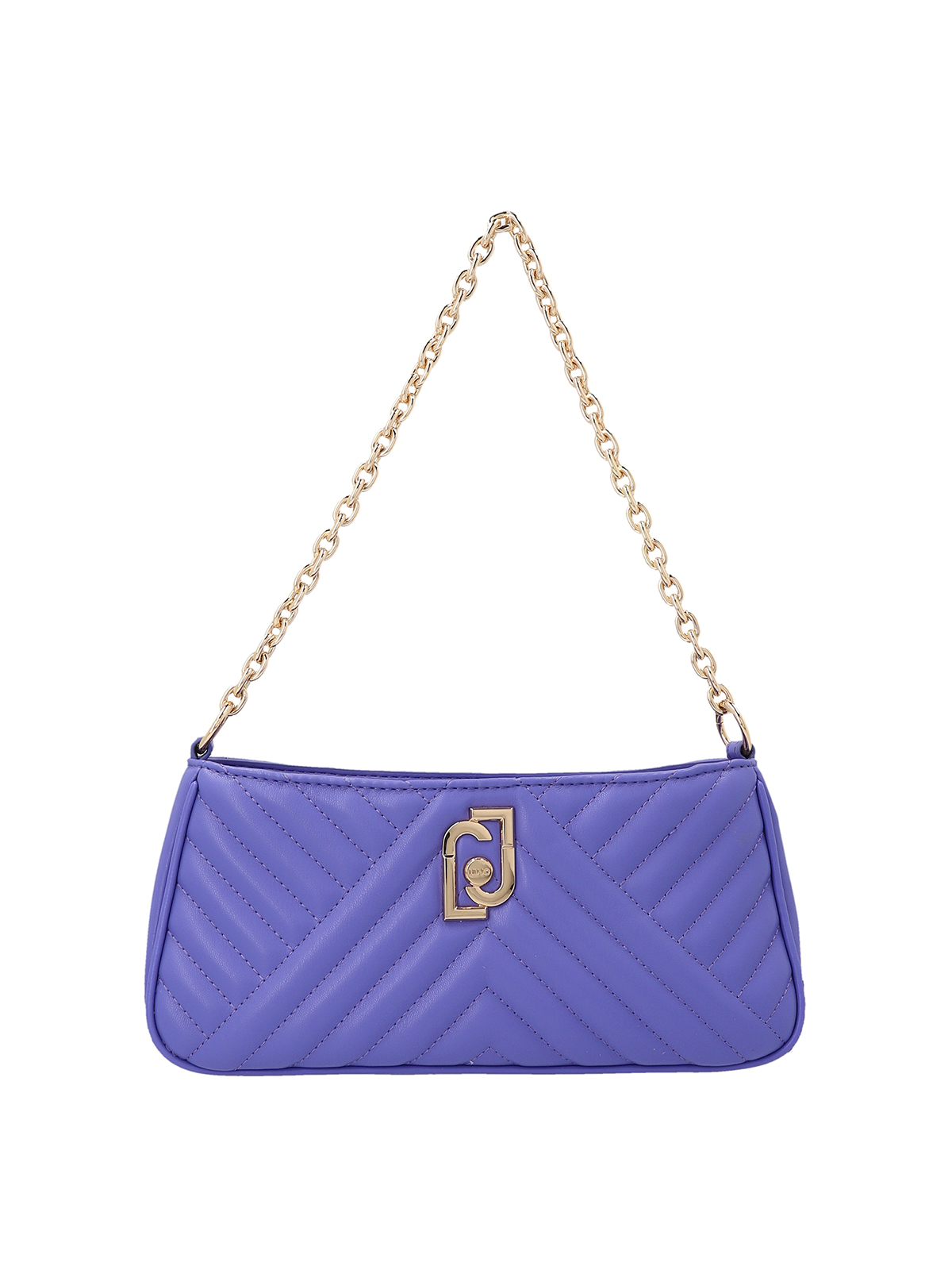 Shop Liu •jo Ecs Xs Shoulder Bag In Purple