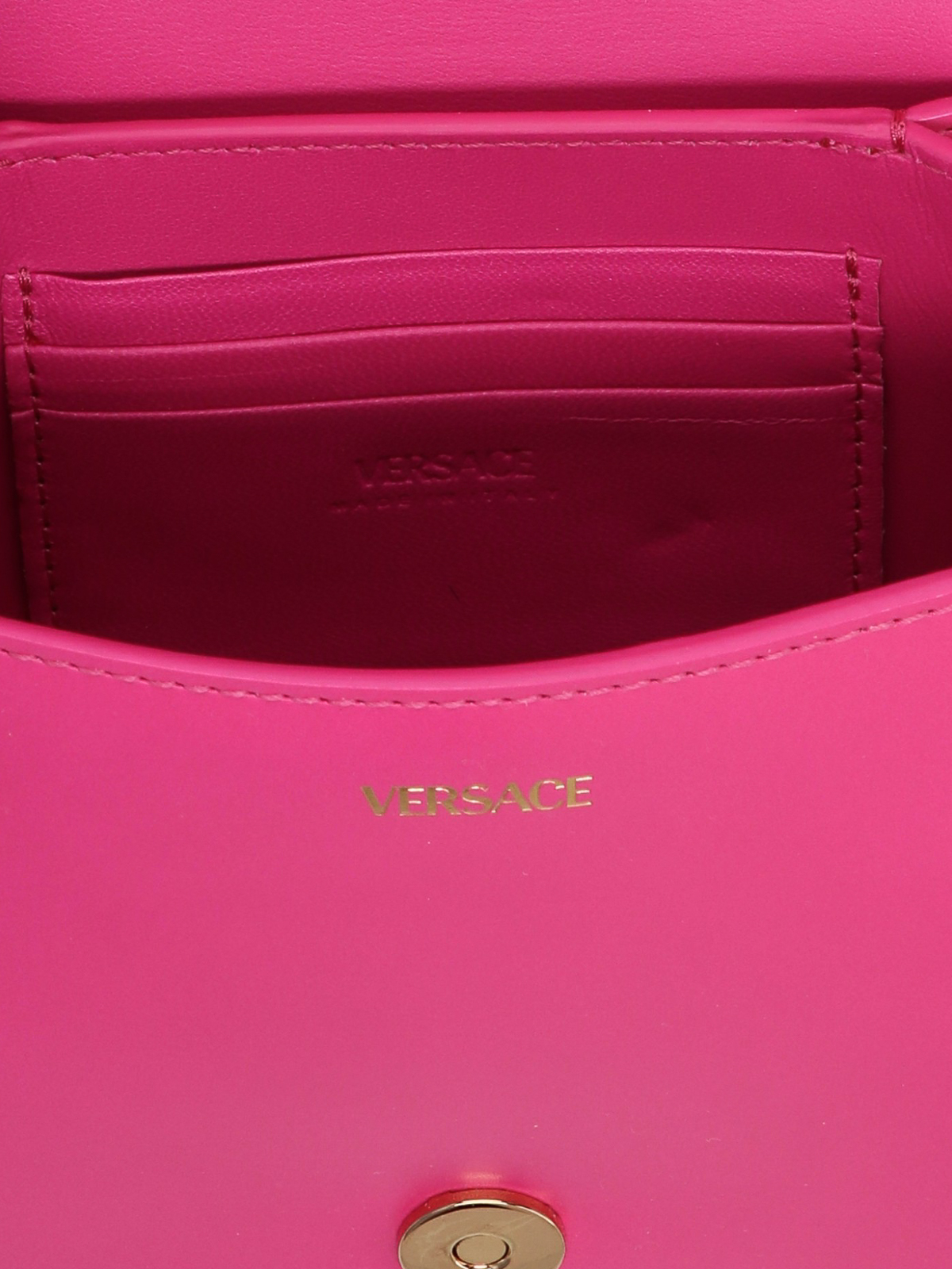 Shop Versace Bolsa Bandolera - Greca Goddess In Pink