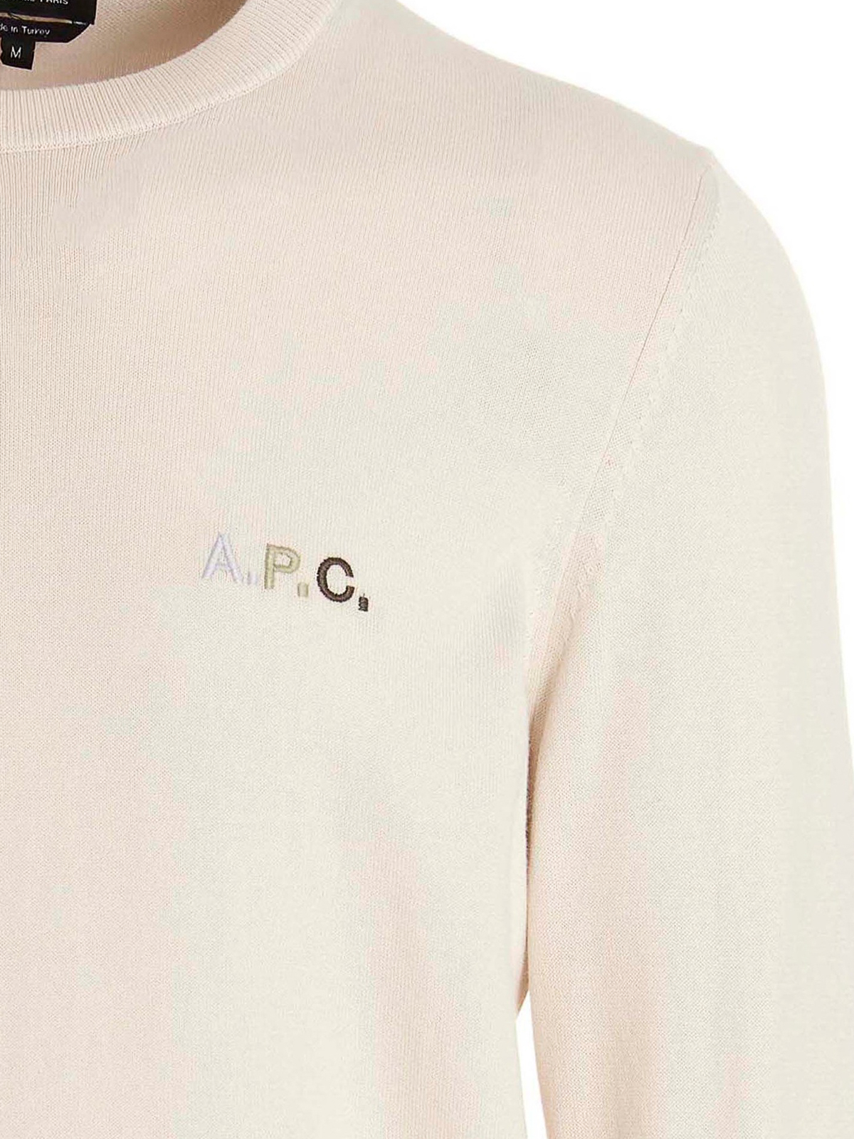 Shop Apc Syvaniin Sweater In White