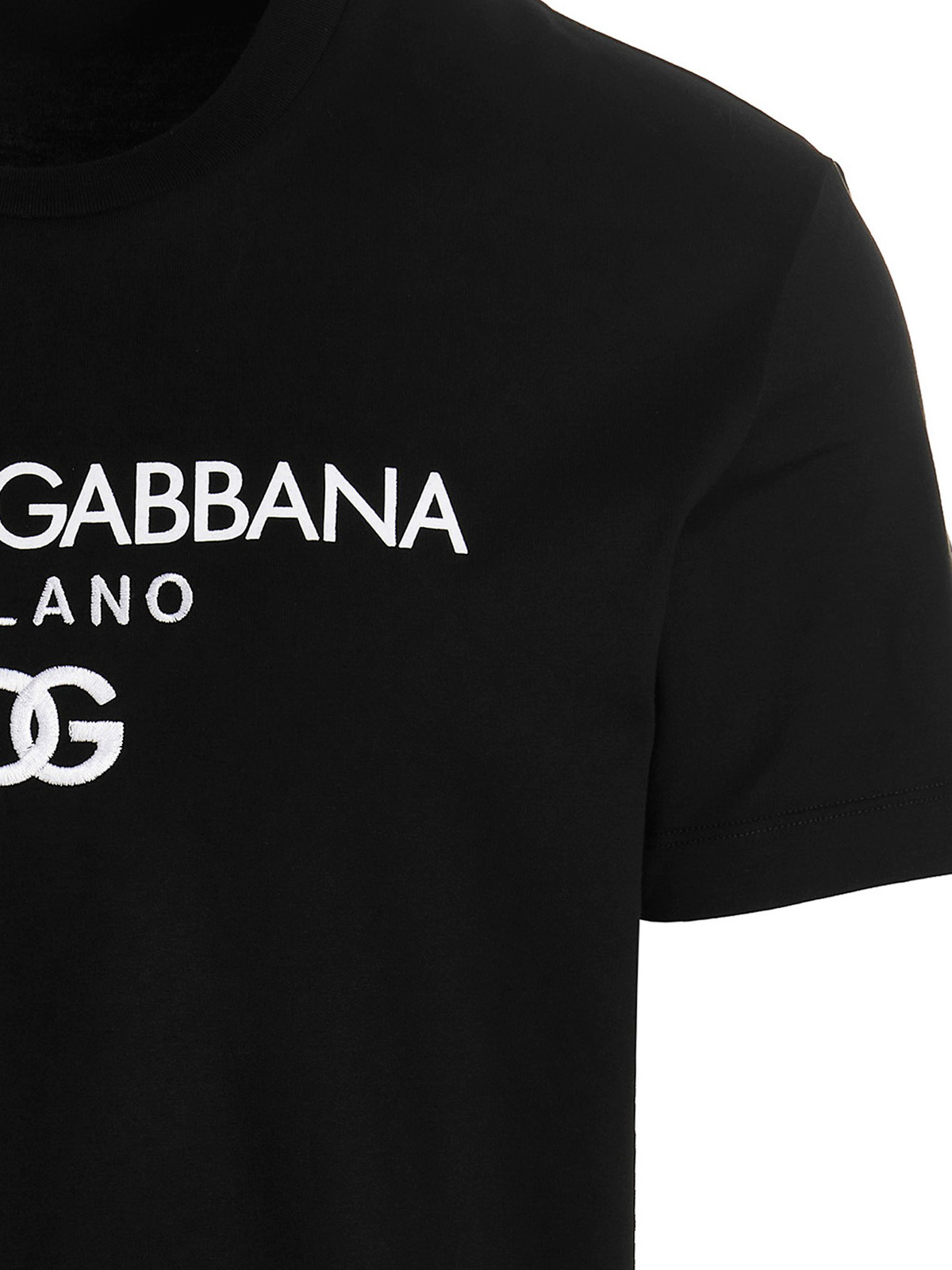 Shop Dolce & Gabbana Cotton T-shirt In Negro