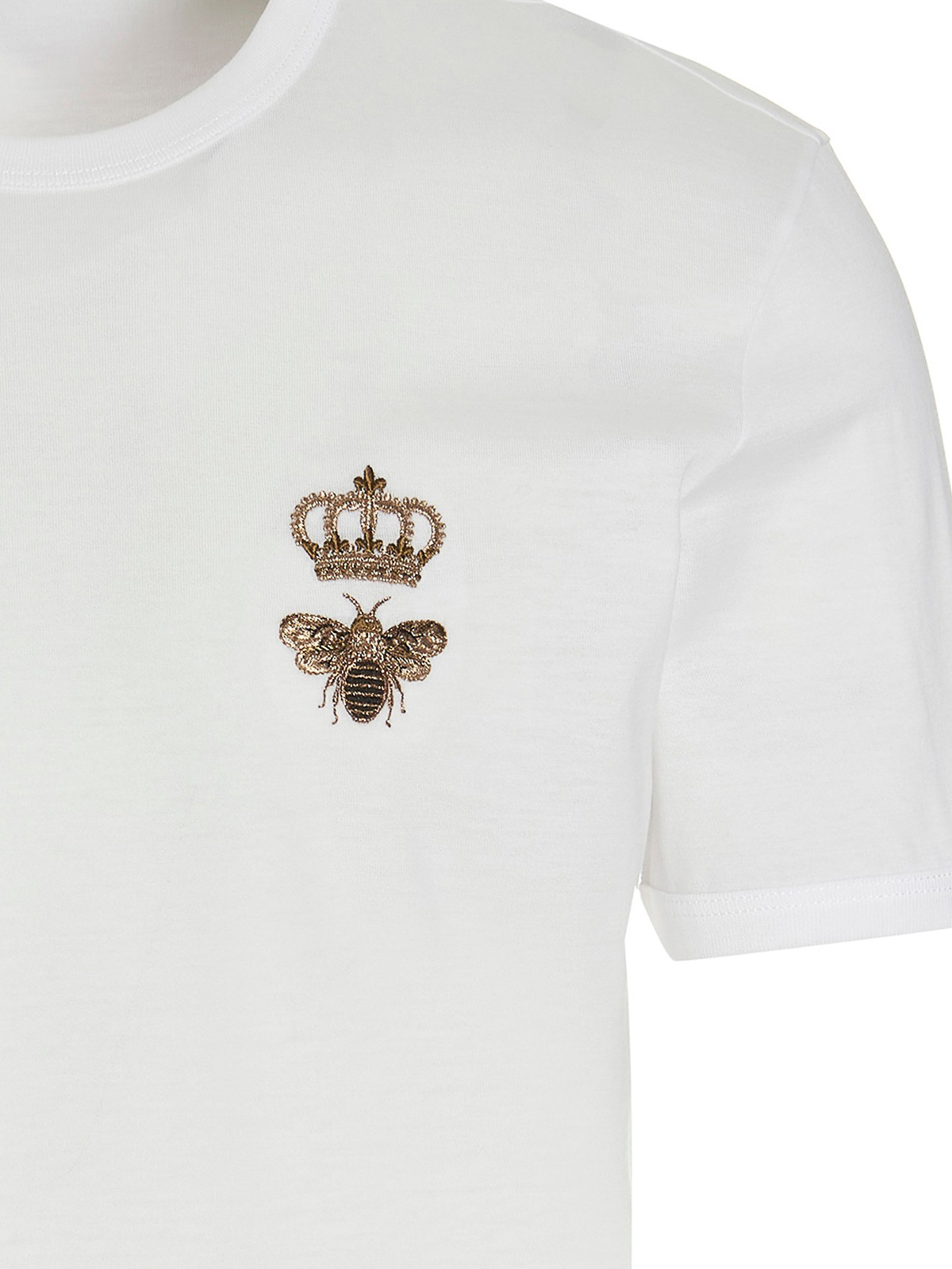 Shop Dolce & Gabbana Black Sicily T-shirt In White
