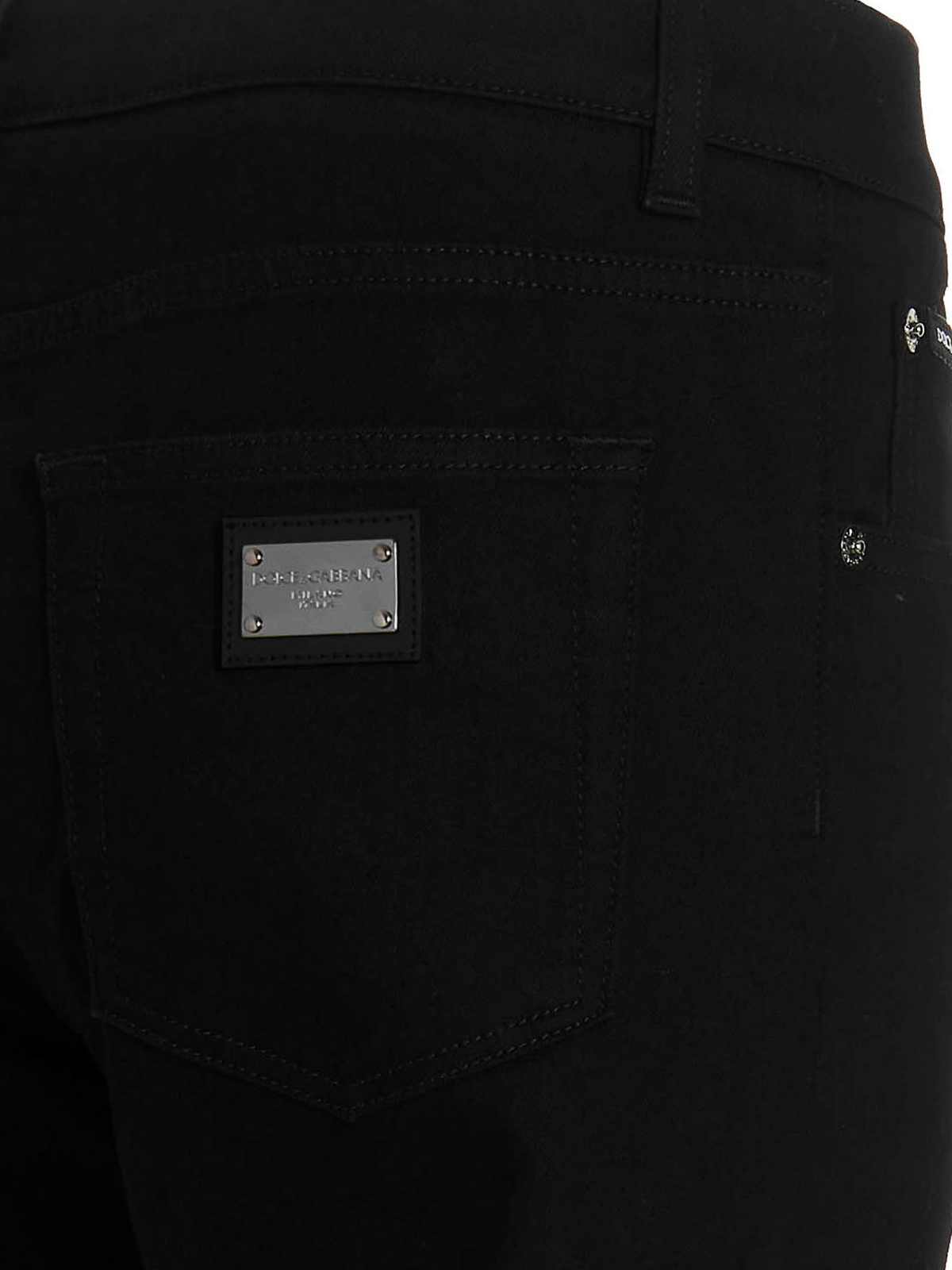 Shop Dolce & Gabbana Denim Jeans In Black