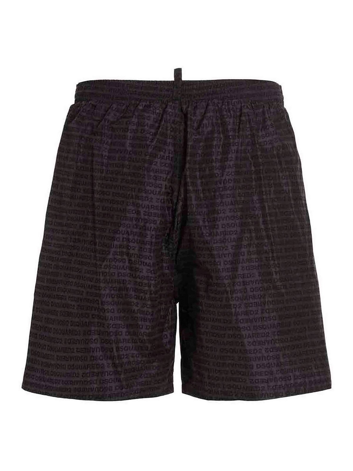 Dsquared2 リアロコスイムフリフ DD6B3350400 110 Dsquared2 Icon Swim Shorts - Blue & White