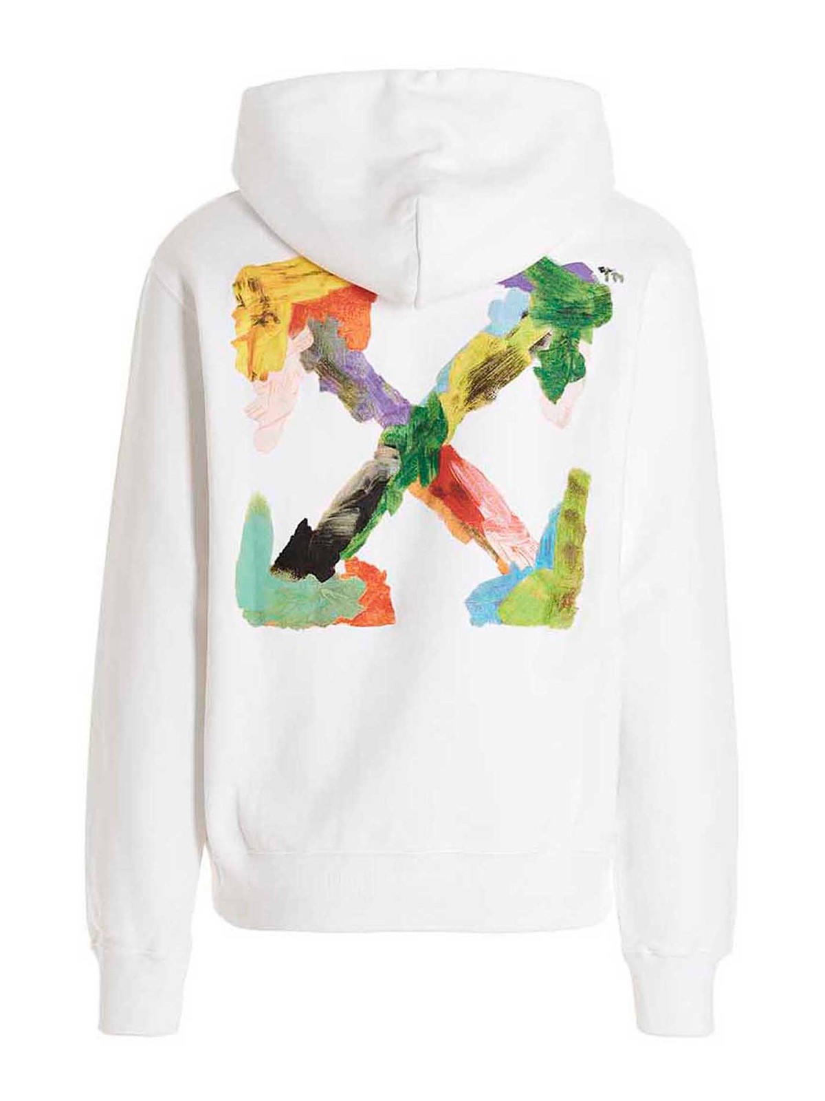 Shop Off-white Hand Arrow Hoodie In White