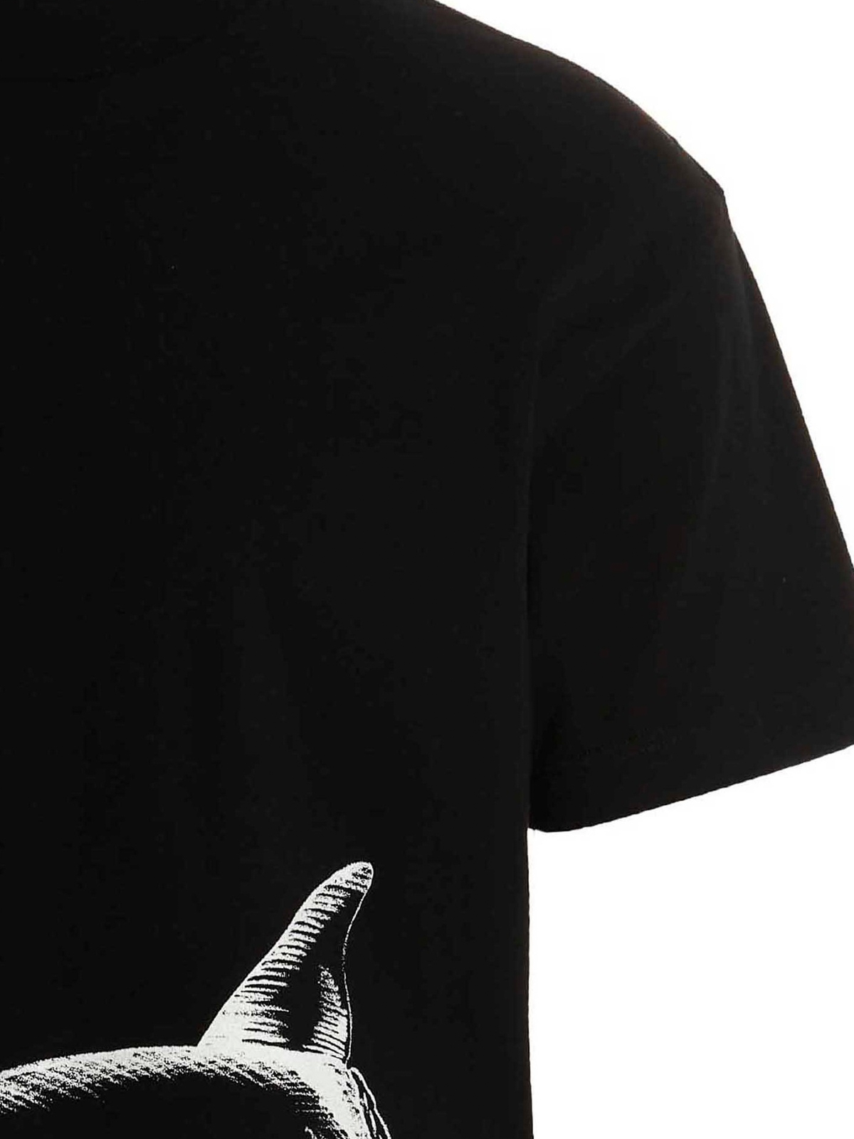 Palm Angels Printed T-shirt broken shark|PMAA001S23JER0011003