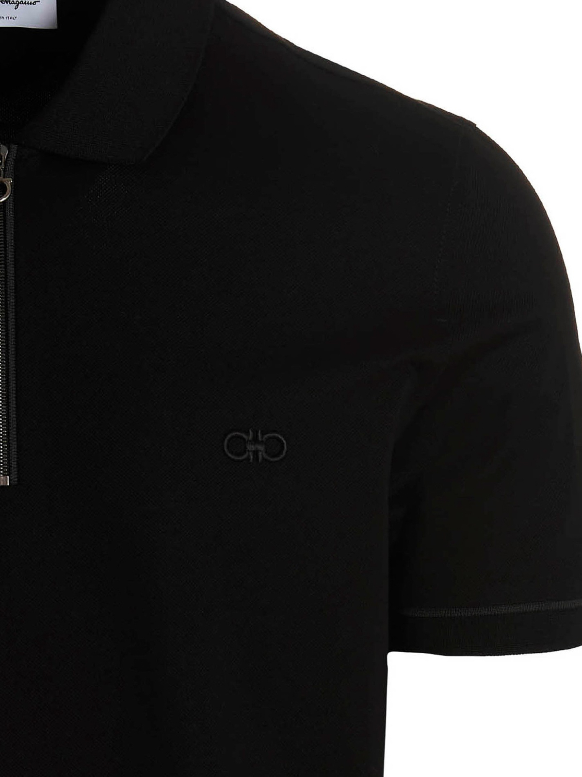 Ferragamo ポロシャツ - 黒 - ブラック|0707508BLACK