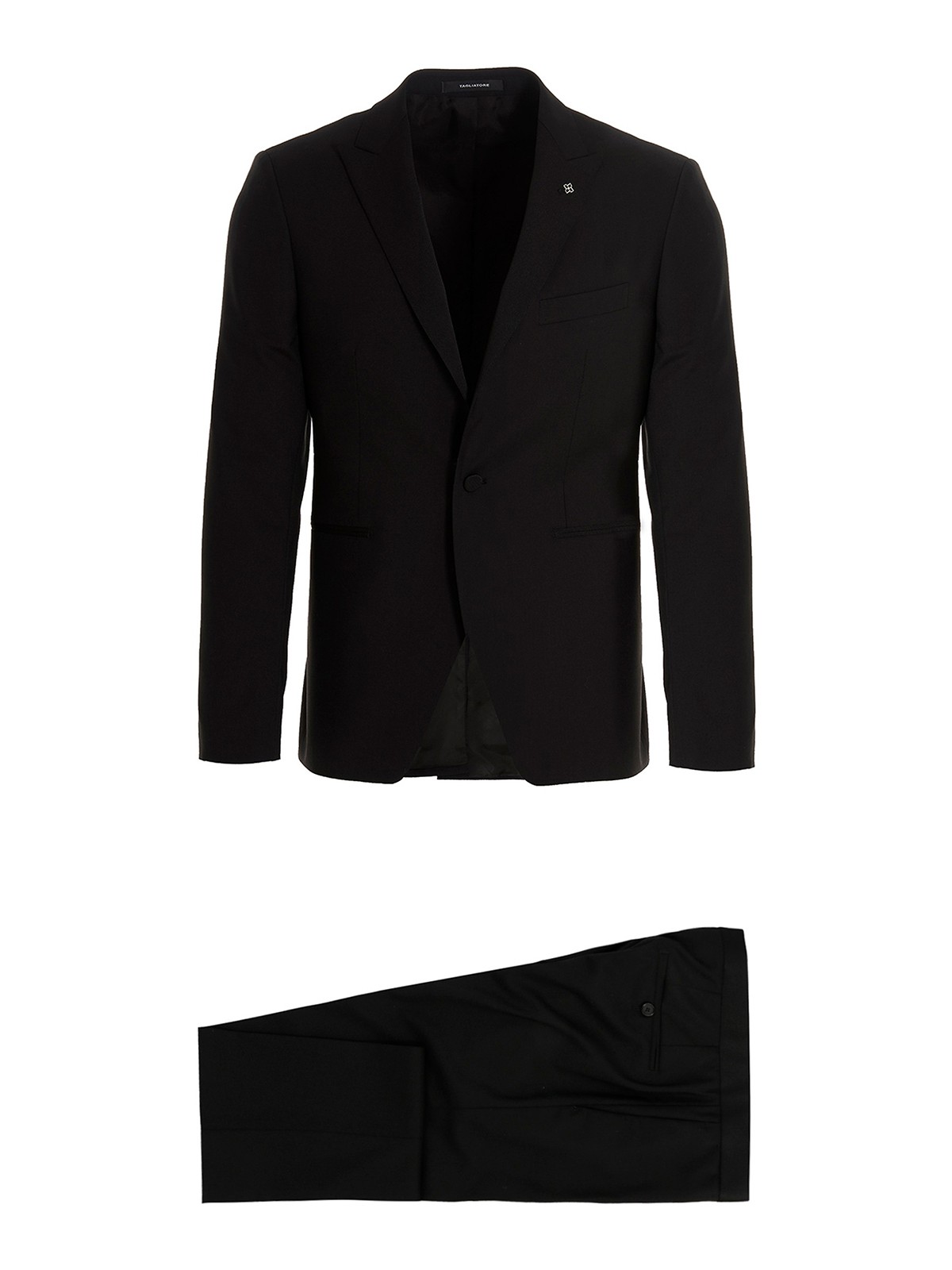 Tagliatore Wool Two-piece Tuxedo In Black