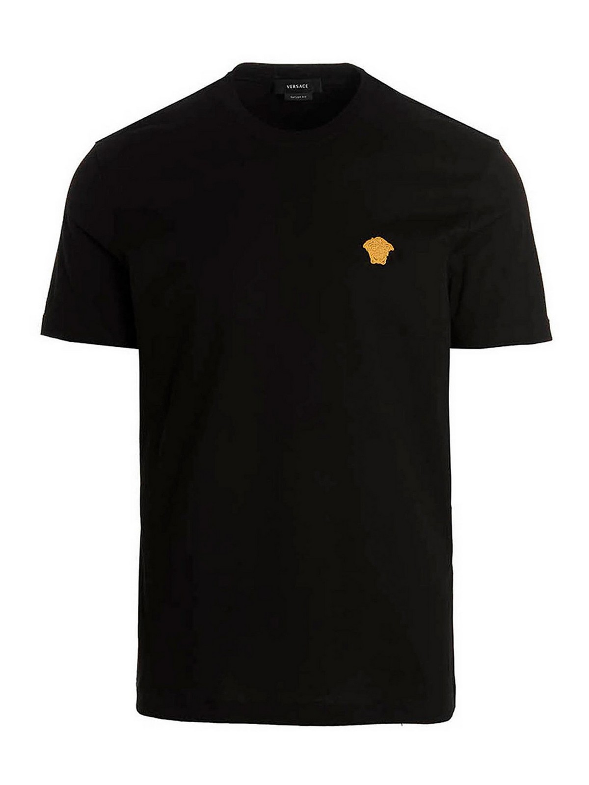 T-shirts Versace - Medusa with gold embroidery 10084811A060631B000