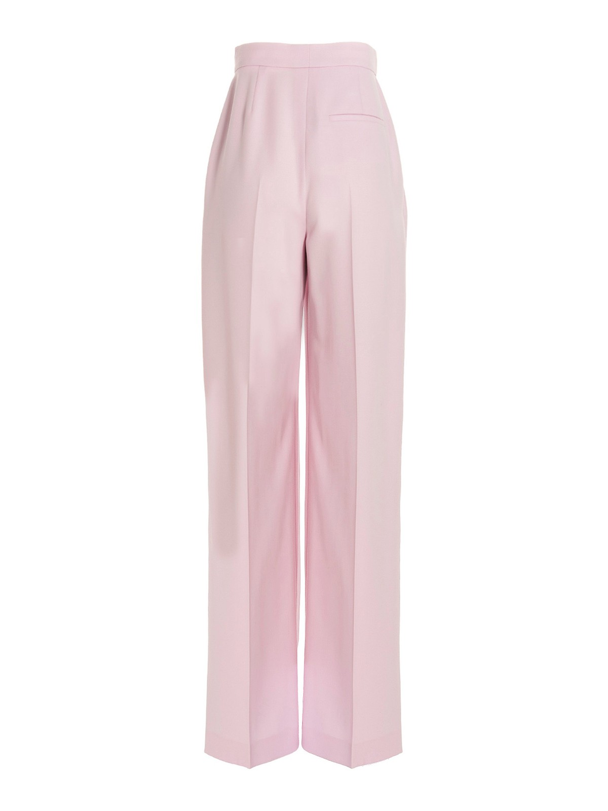 Shop Alexander Mcqueen Pants With Front Pleat In Pink