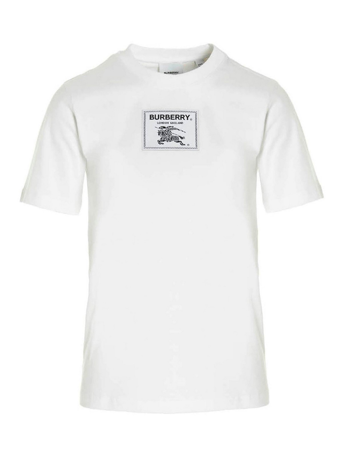 Shop Burberry Camiseta - Prorsum In White