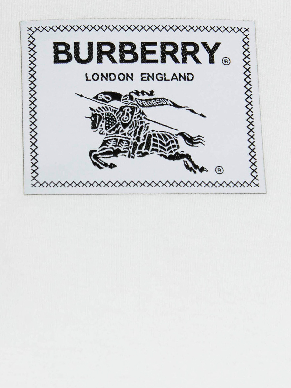 Shop Burberry Camiseta - Prorsum In White