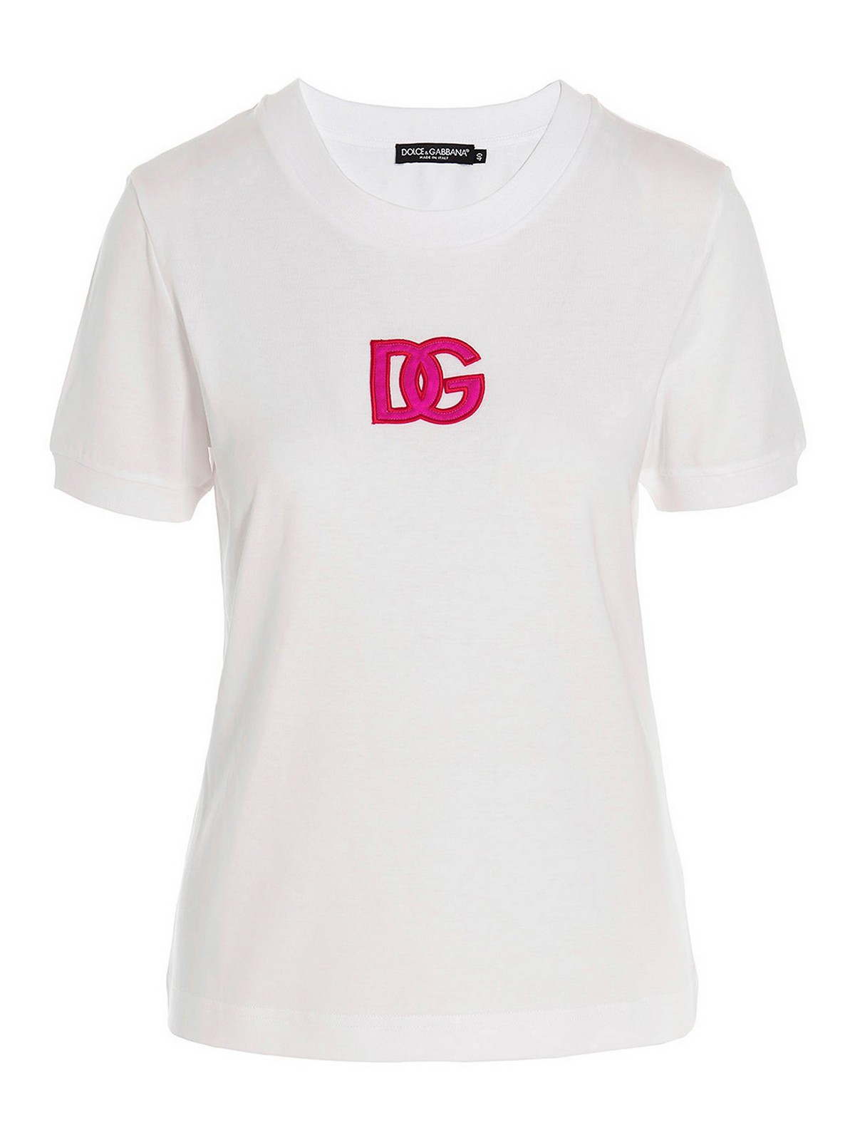 DOLCE&GABBANA 美品 スカート L 白色 ロゴ入り DOLCE&GABBANA 美品