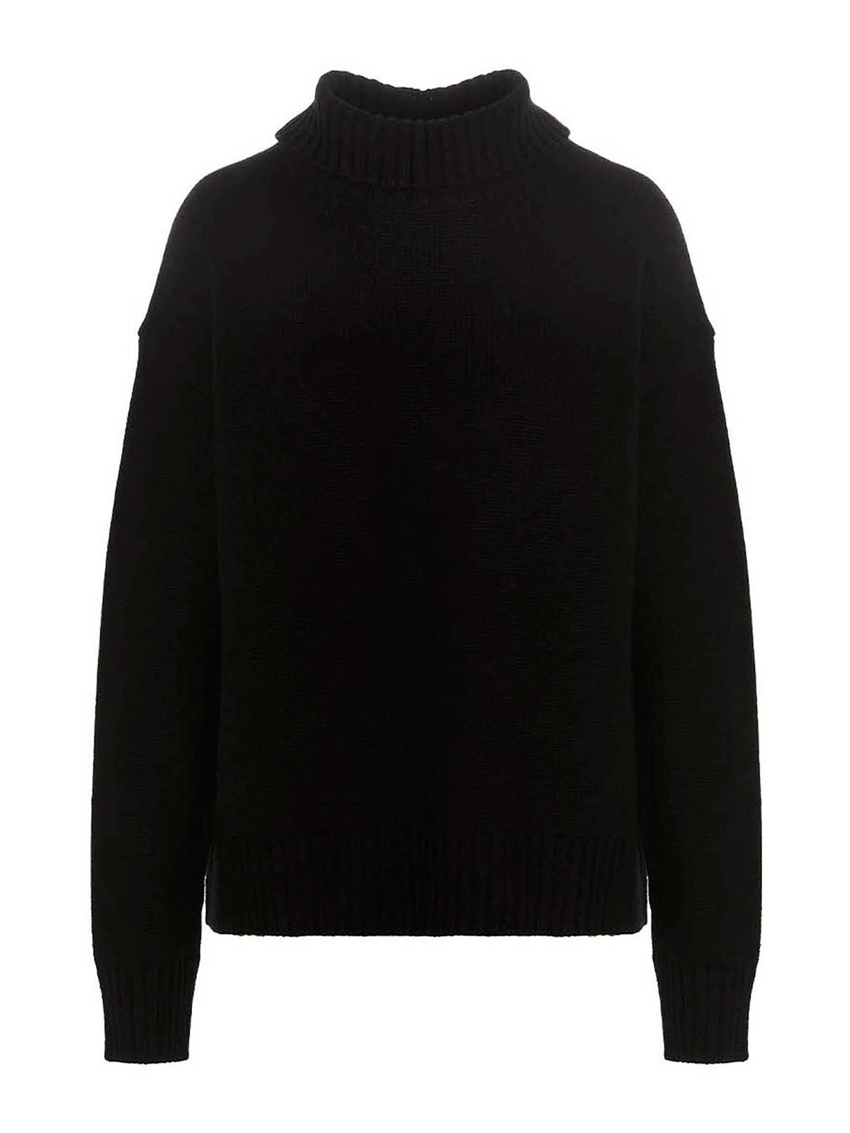 Shop Jil Sander Cashmere Blend Sweater With Collar In Negro