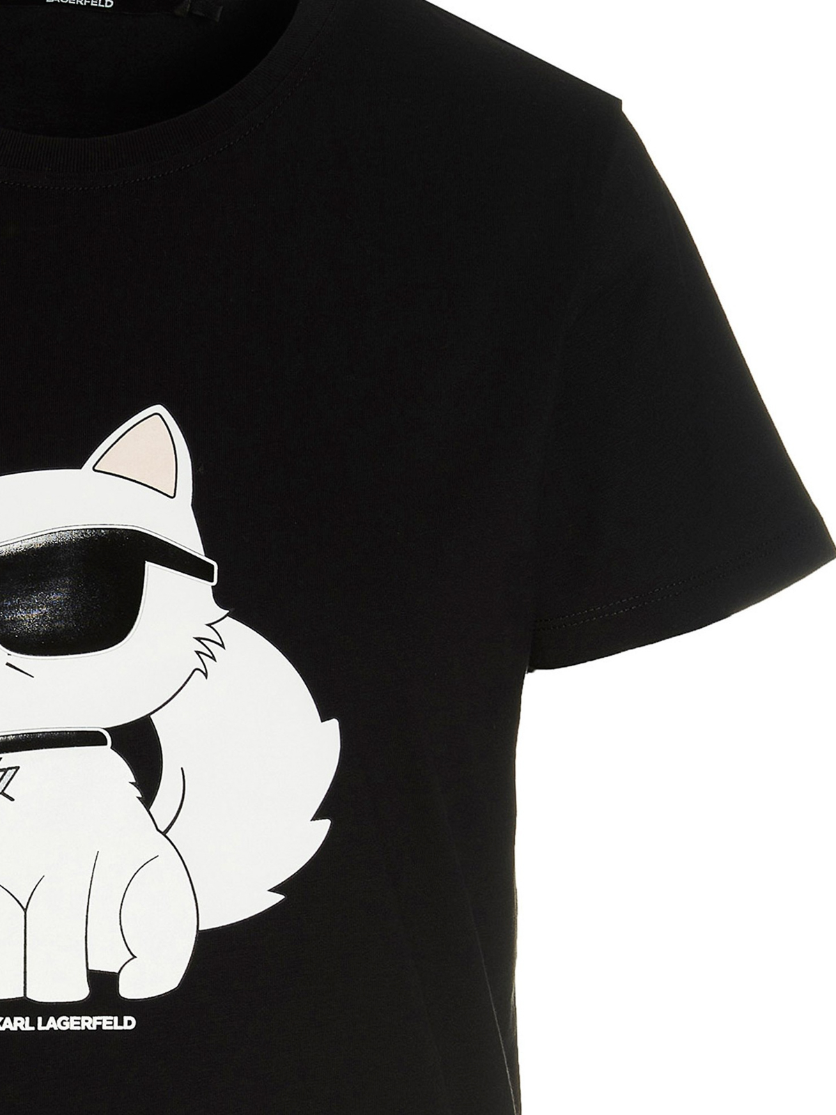 Shop Karl Lagerfeld Camiseta - Ikonik 2.0 In Black