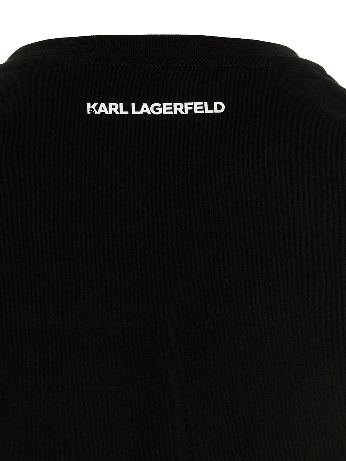 Shop Karl Lagerfeld Camiseta - Ikonik 2.0 In Black