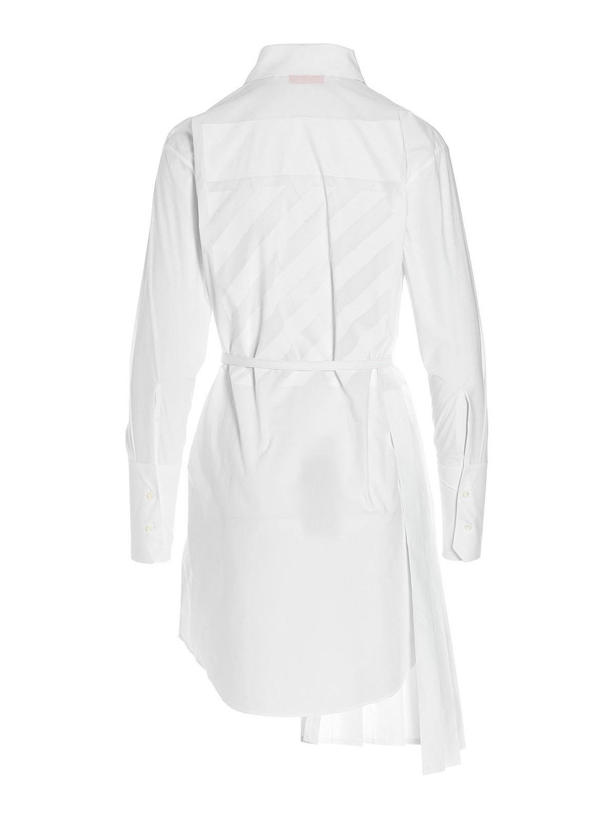 Shop Off-white Vestido De Cóctel - Blanco In White