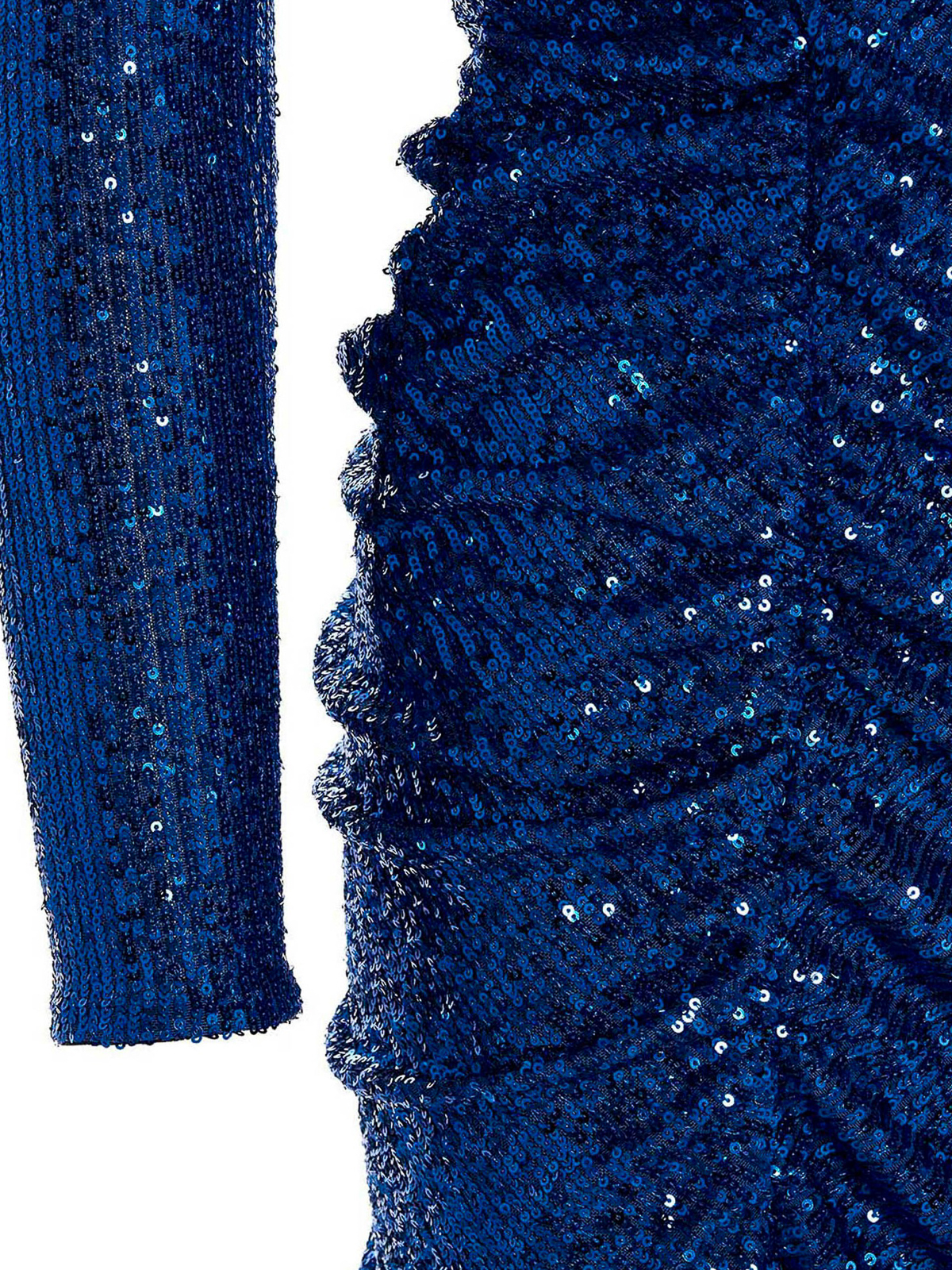 Pinko Luzon dress embellished with sequins - Blue
