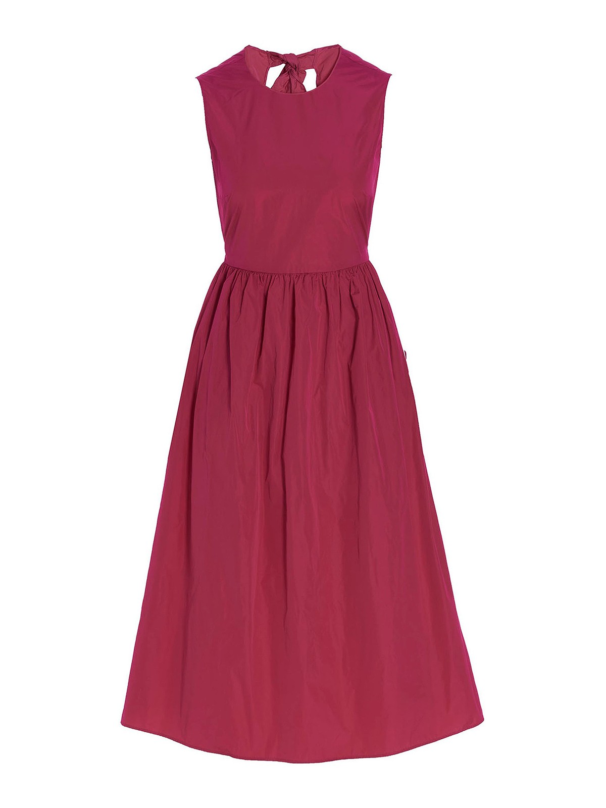 レッドヴァレンティノ　タフタドレス Valentino Red イブニングドレス - フクシア|2R3VAGQ91FPFA9