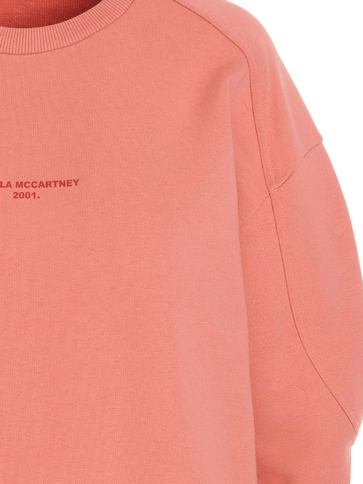 Shop Stella Mccartney Stella 2001 Sweatshirt With Front Logo Print In Pink