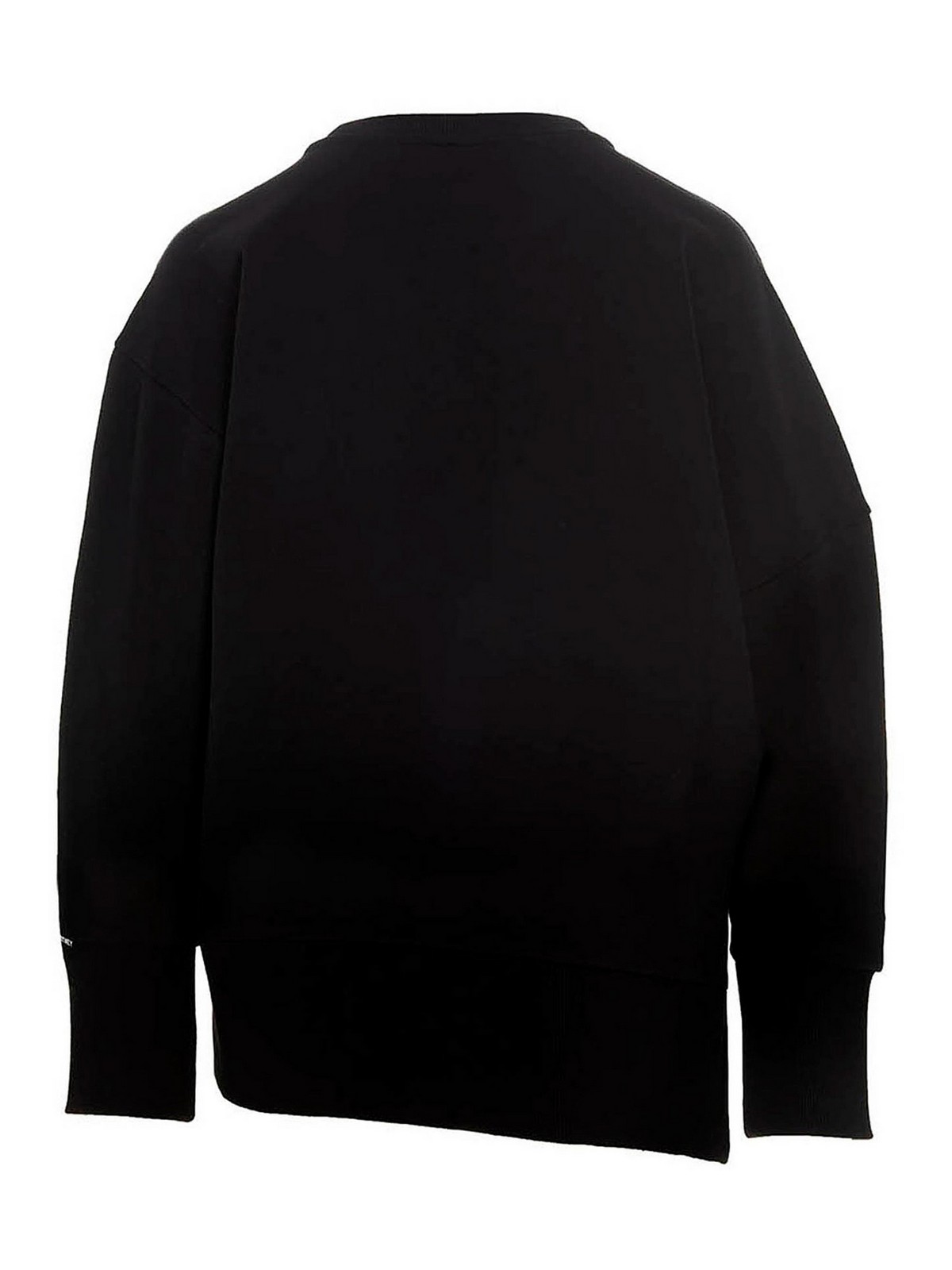 Shop Stella Mccartney Sweatshirt With Removable Chain Detail In Black