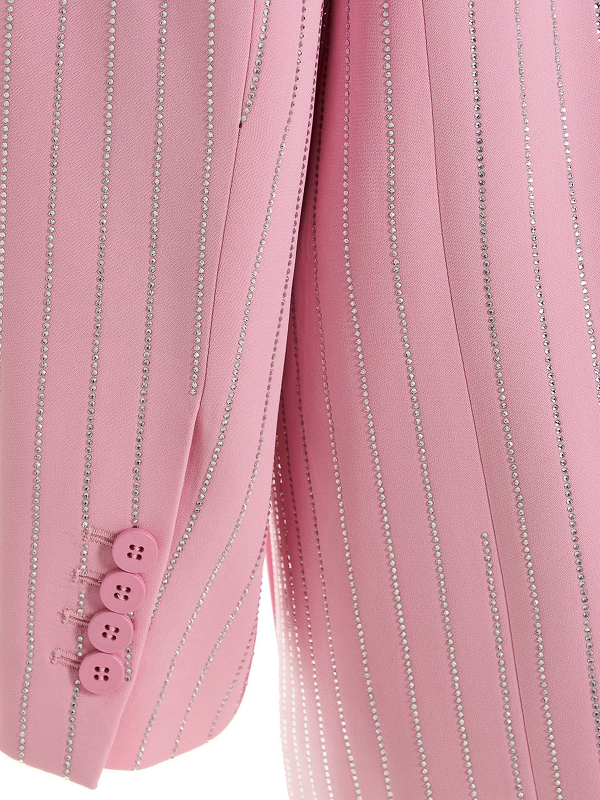 Shop Attico Blazer - Glen In Pink