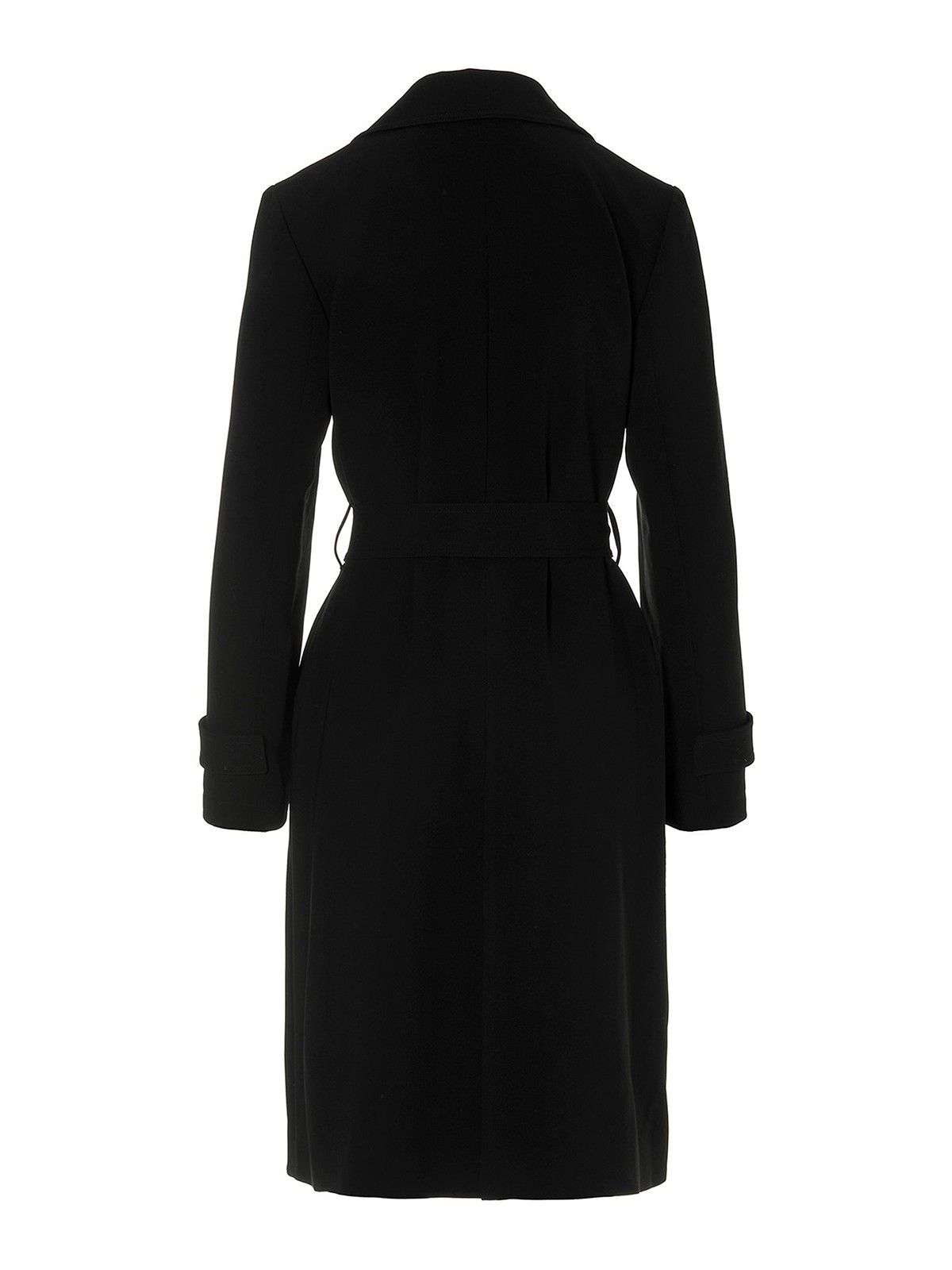 Shop Theory Trench Coat With Belt At The Waist In Negro