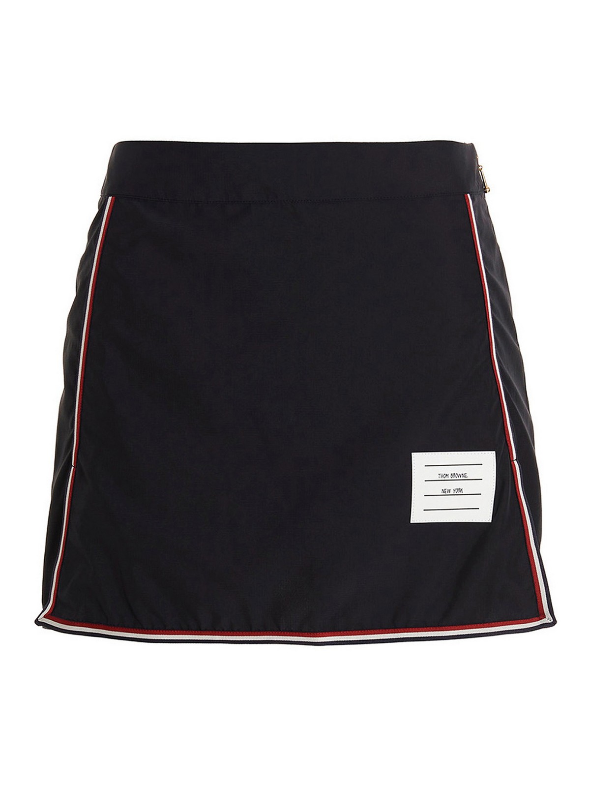 Thom Browne Women's Technical Fabric Mini-skirt In Blue