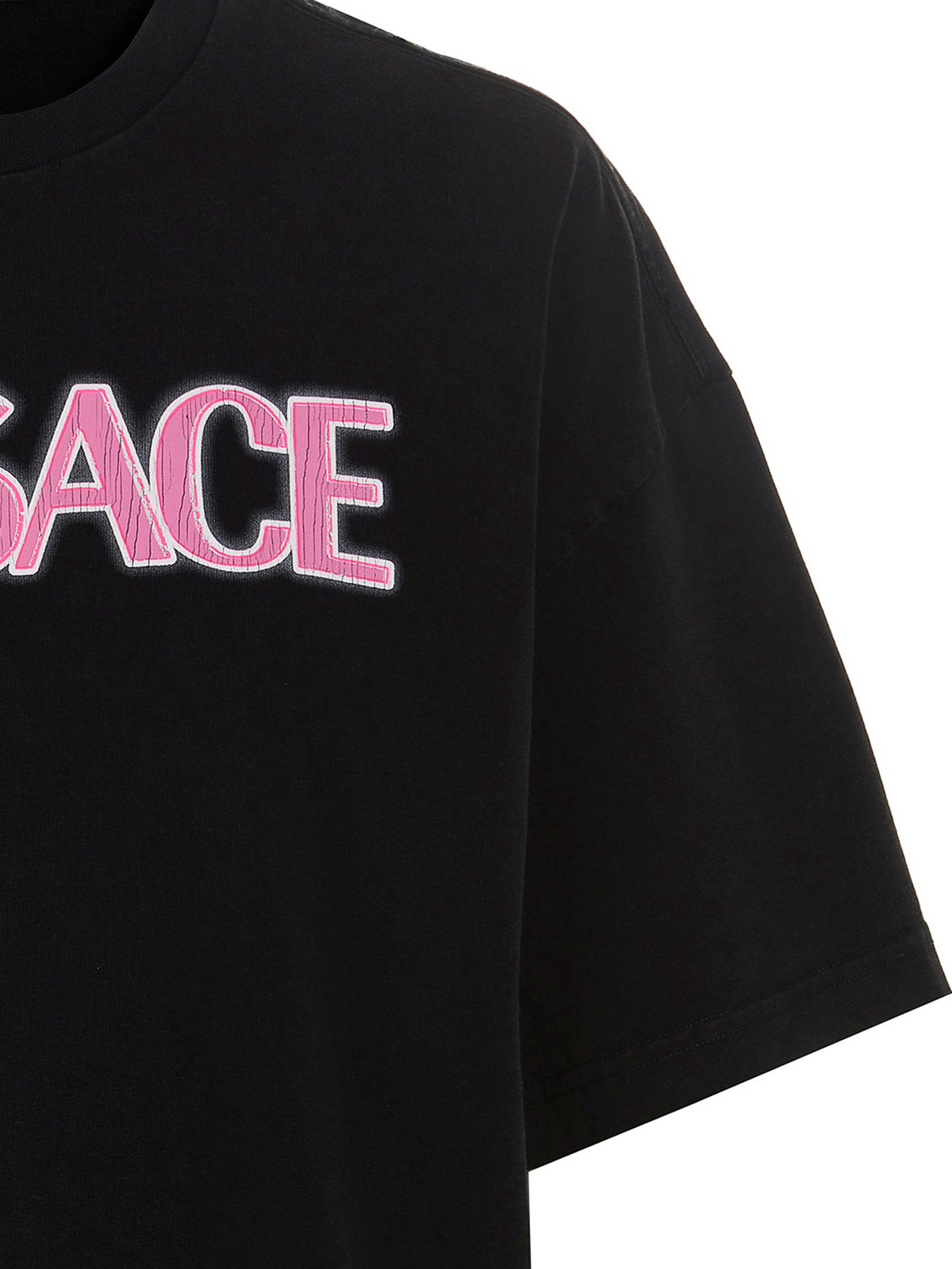 VERSACE Graphic Print Crew Neck T-Shirt w/ Tags