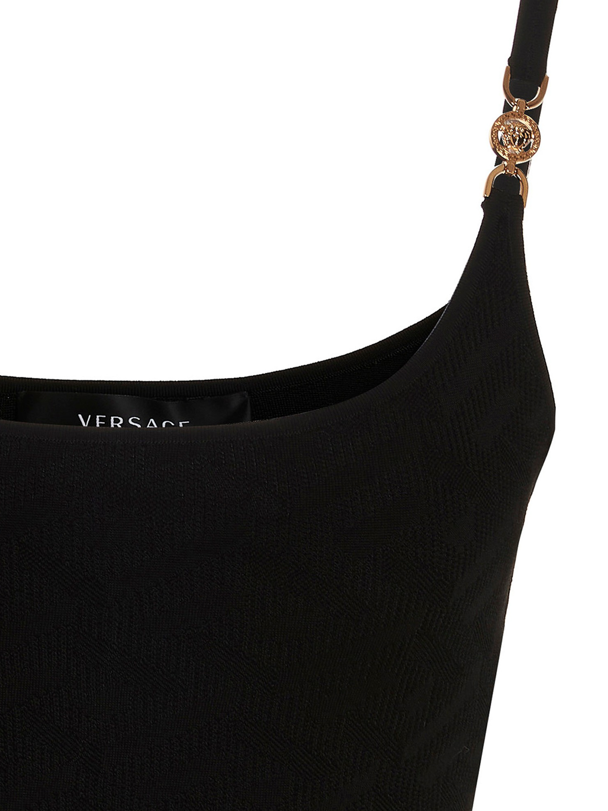 Shop Versace Top - Negro In Black