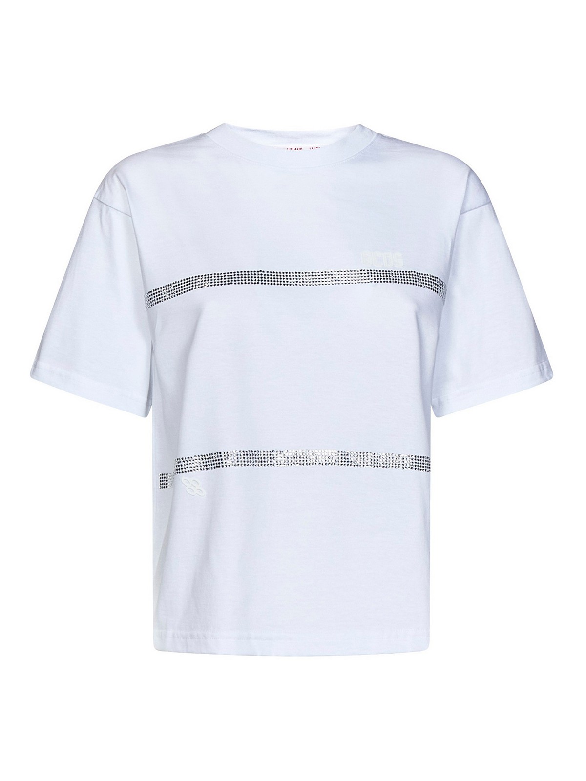 Shop Gcds Jersey T-shirt In White