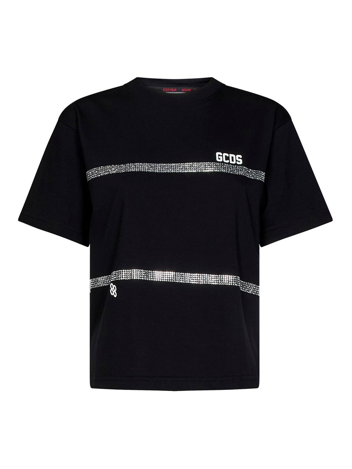 Gcds Jersey T-shirt In Black