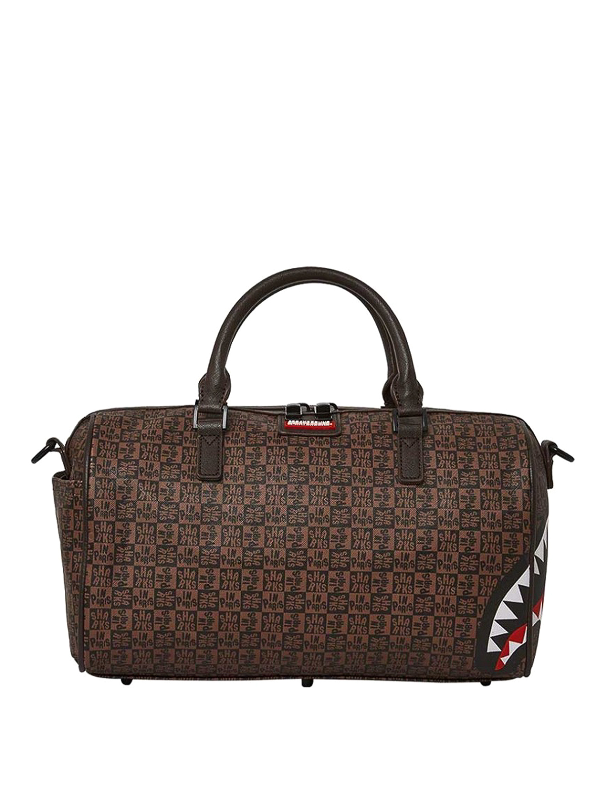 Sprayground Sharks In Paris Brown Mini-Duffel bag